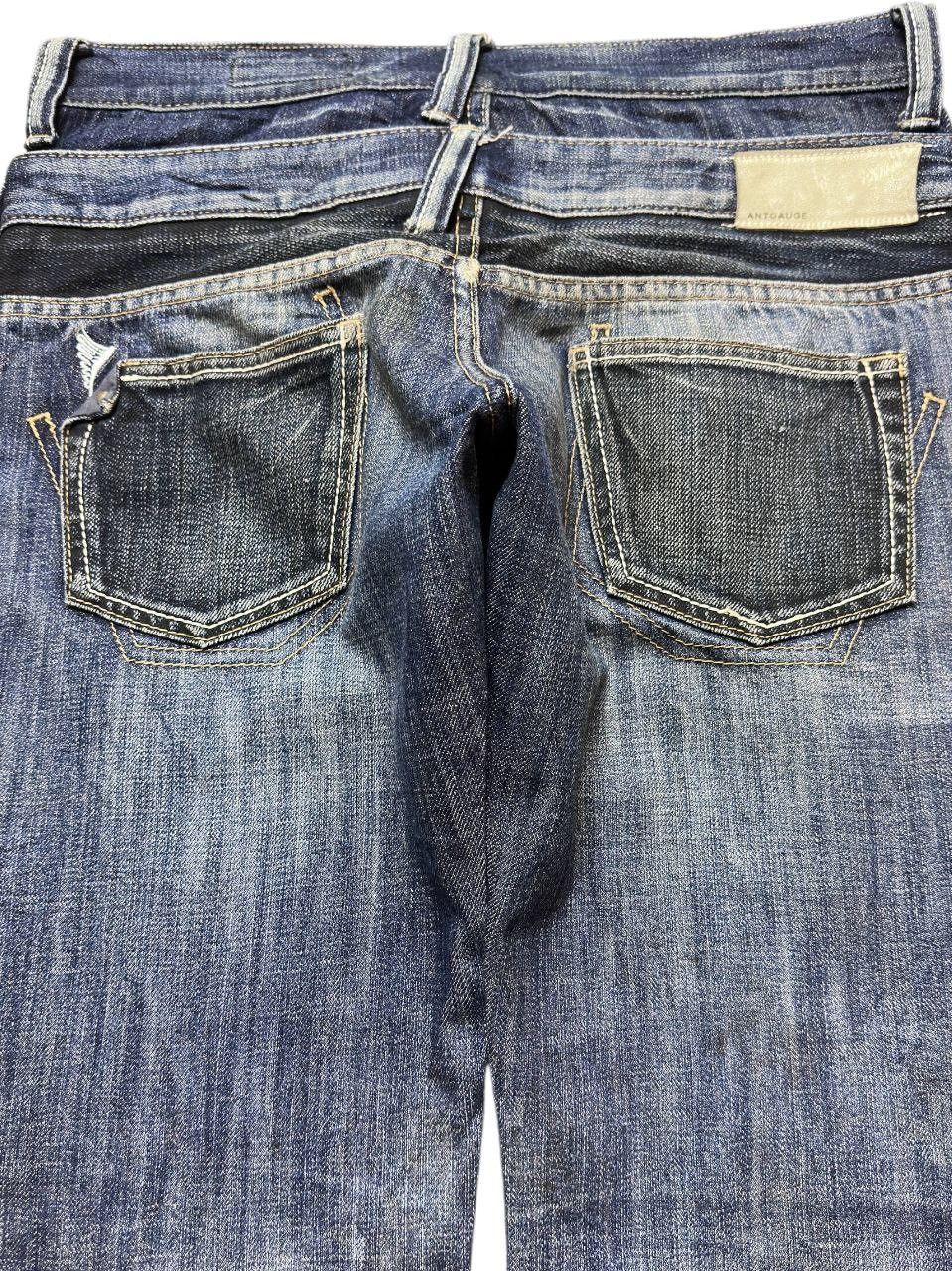 Kapital Vintage Antgauge Double Waist Grunge Denim Size US 31 - 5 Thumbnail
