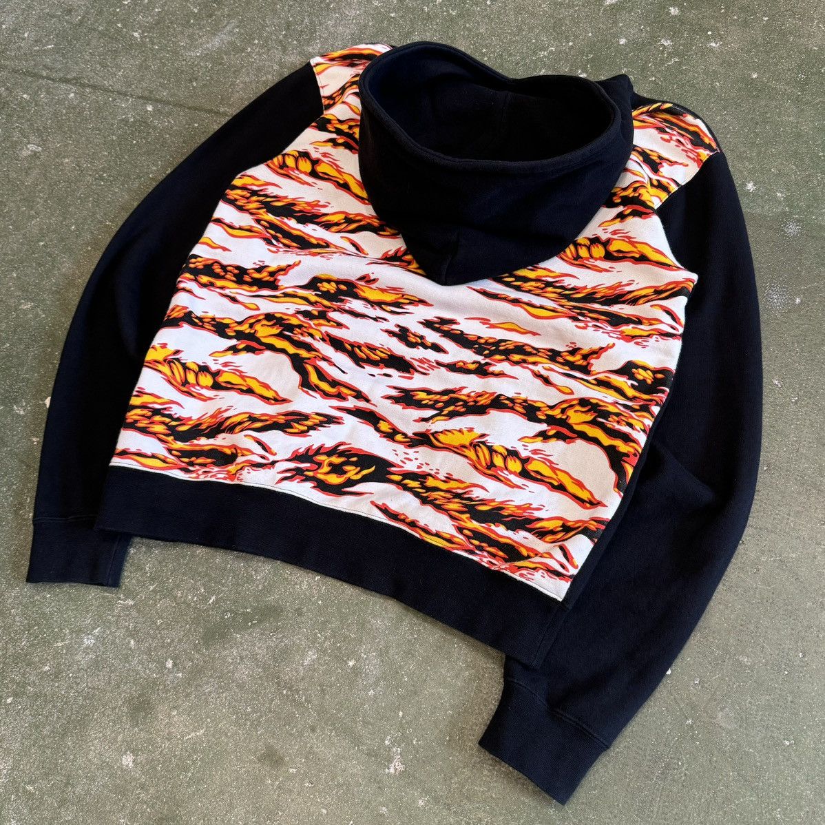 2007 Phenomenon Flame Tiger Camo Hoodie - Main Image