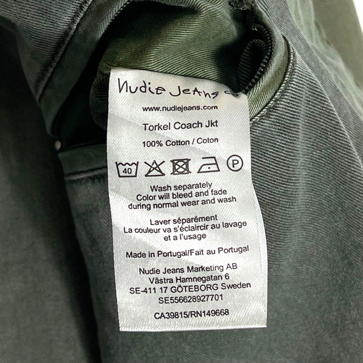 Nudie Jeans Nudie Jeans Co Torkel Coach Jacket Army Organic Cotton Size US M / EU 48-50 / 2 - 9 Thumbnail