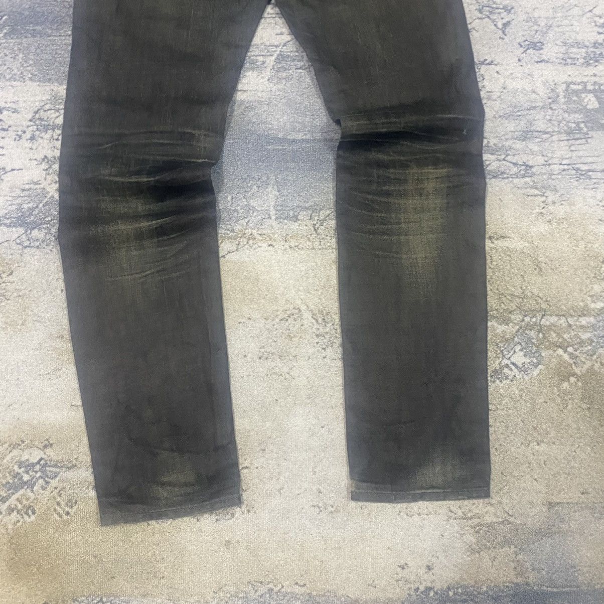 Japanese Brand Vintage Japan Back Number Black Label Mud Washed Denim Jeans Size US 32 / EU 48 - 11 Thumbnail