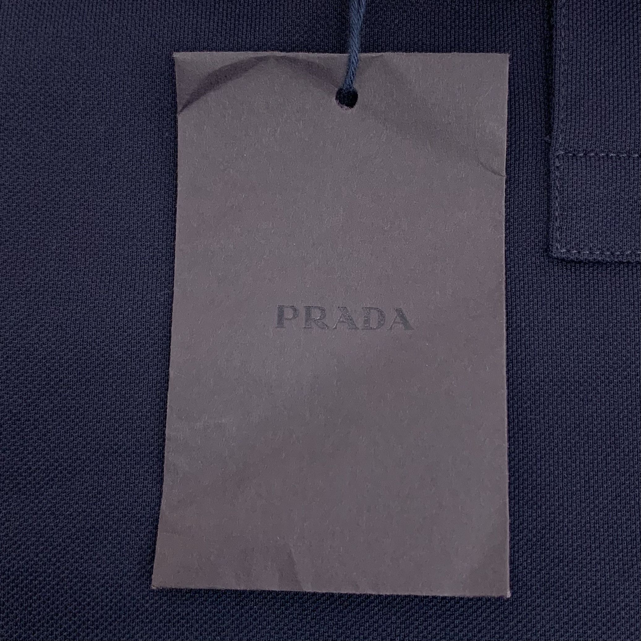 Prada Prada Cotton Polo Shirt Navy (M) Size US M / EU 48-50 / 2 - 6 Thumbnail