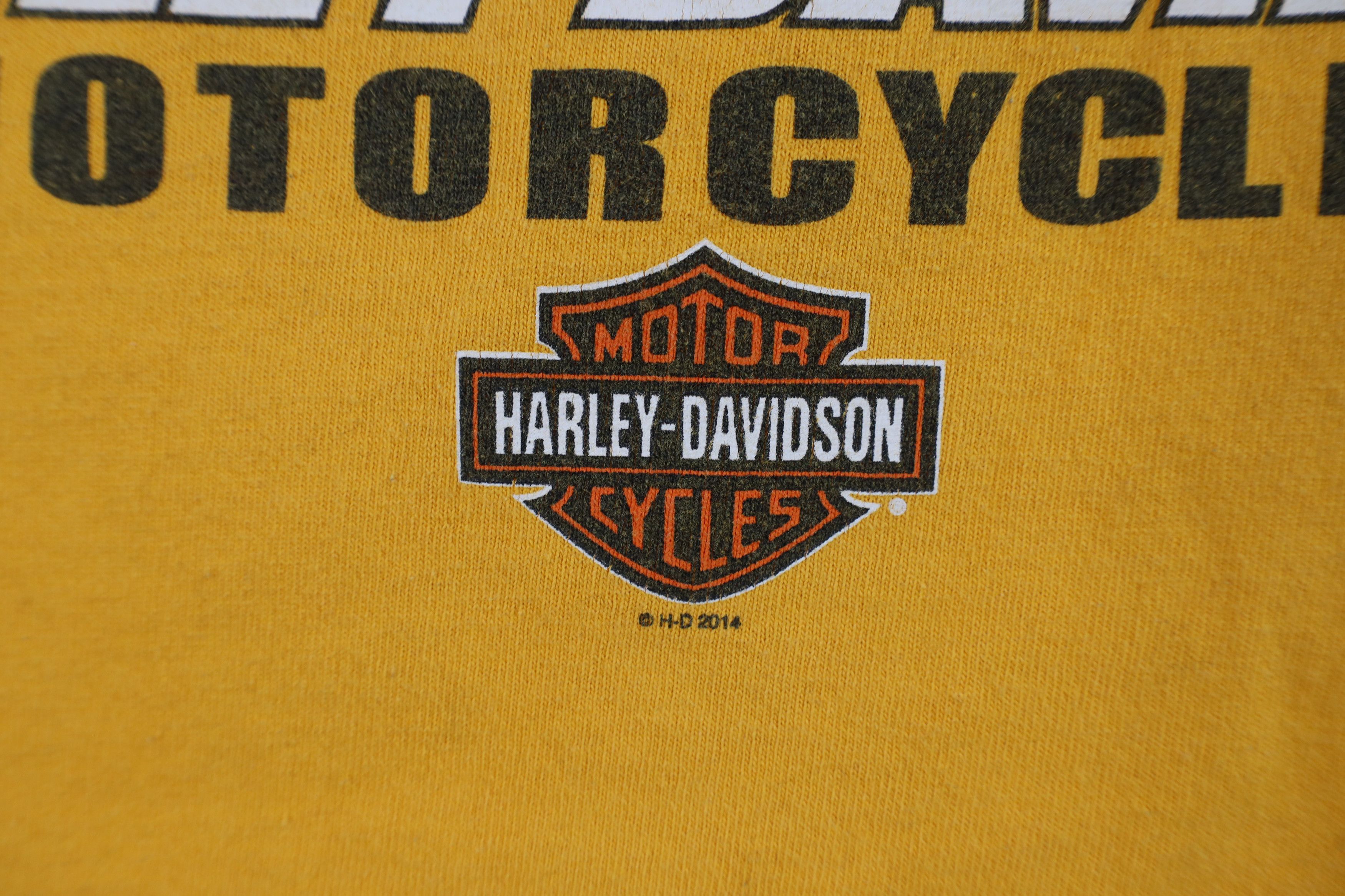 Harley Davidson × Vintage Vintage Y2K Harley Davidson Spell Out Long Sleeve T-Shirt Size US XXL / EU 58 / 5 - 7 Thumbnail