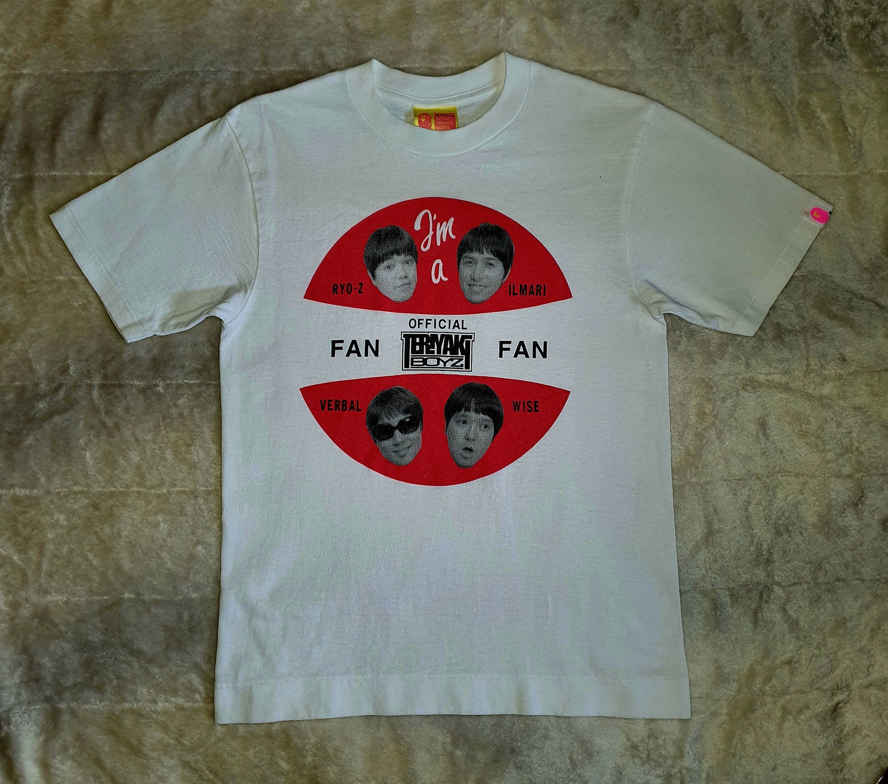 Bape Teriyaki Boyz “I’m a Fan” Official Fan Club Tee Size XS / US 0-2 / IT 36-38 - 3 Thumbnail