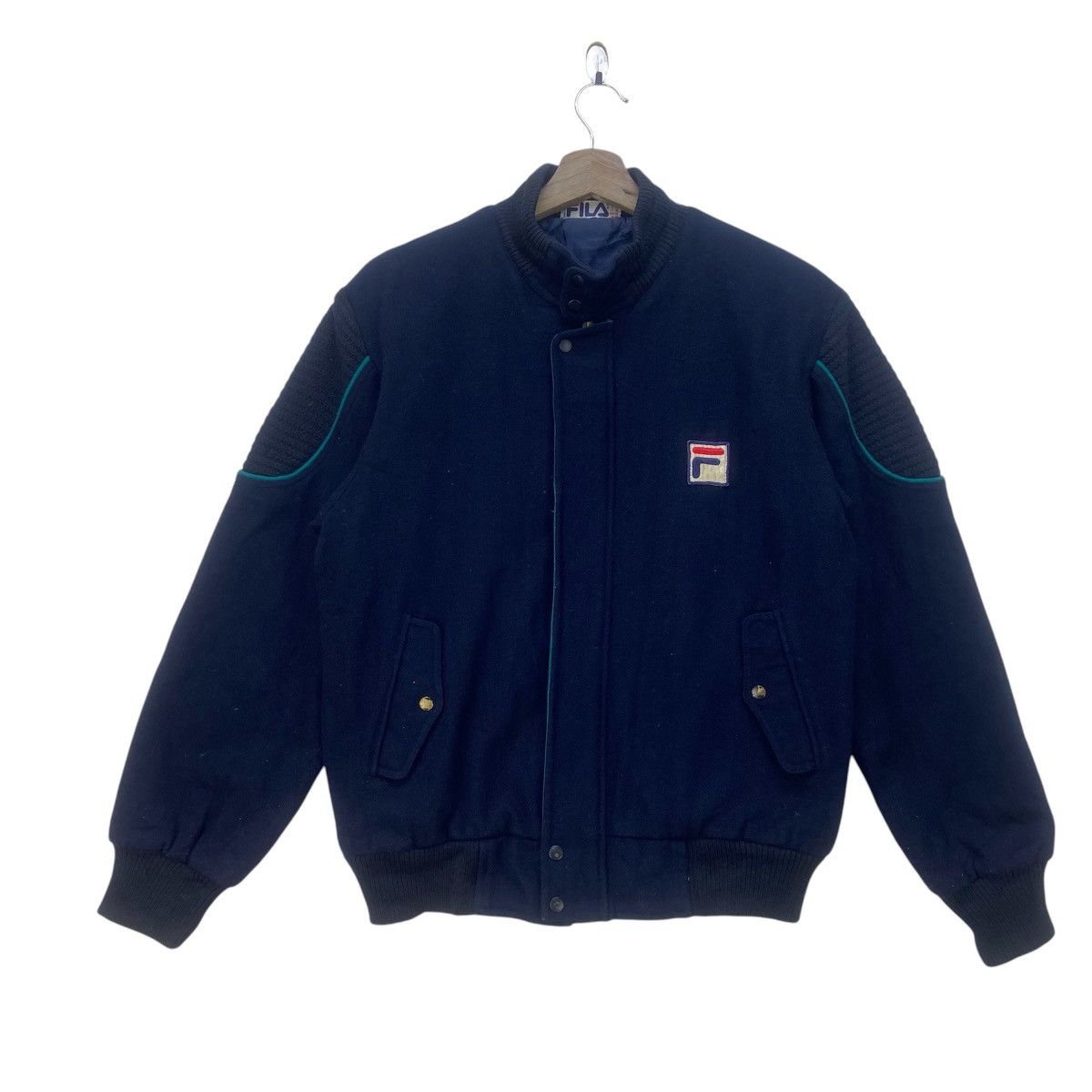 Bjorn Borg × Fila × Vintage Vintage Made in Italy Fila Bjorn Borg Bomber Style Jacket Size US S / EU 44-46 / 1 - 1 Thumbnail