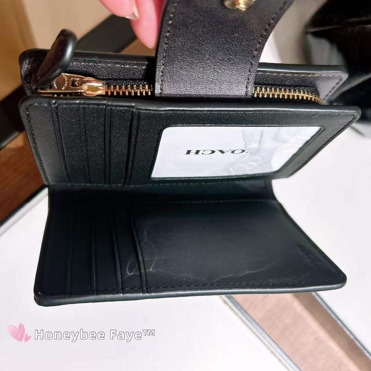 Coach Medium Corner Zip Wallet In Loved Signature Canvas CEC28 Size ONE SIZE - 4 Thumbnail