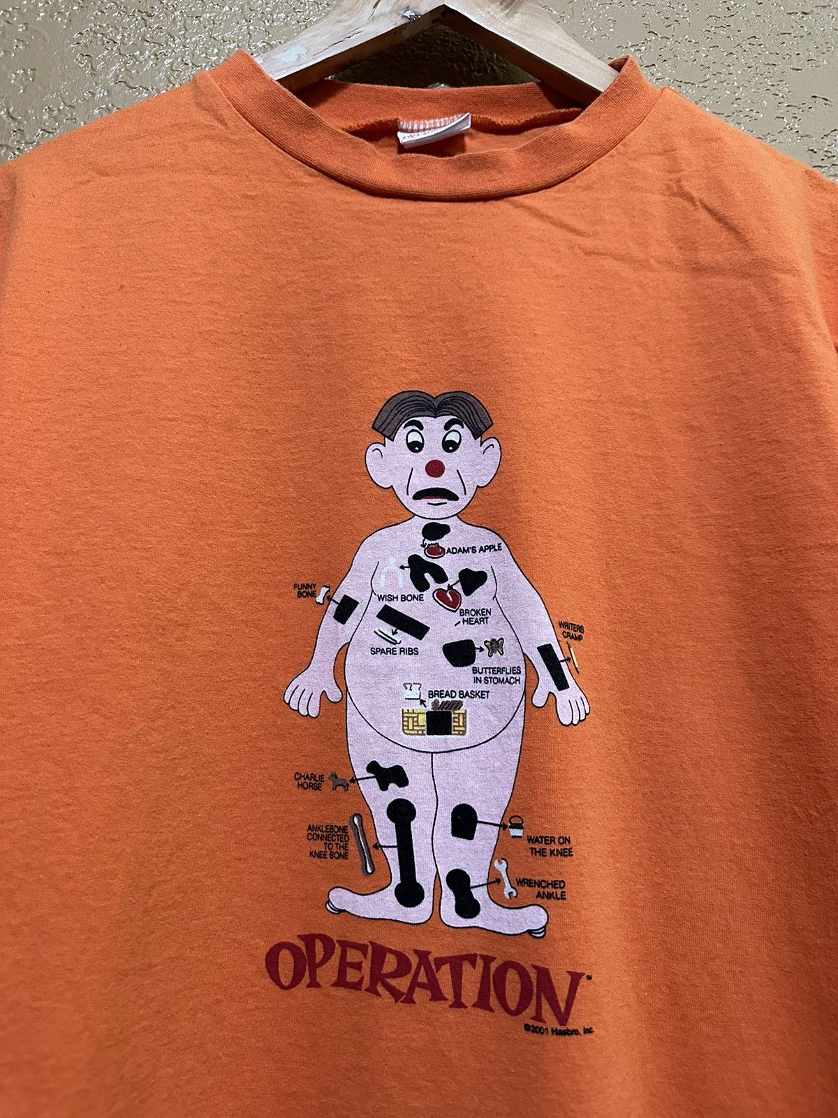 Vintage Vintage 2001 Hasbro Operation Board Game T Shirt | Grailed