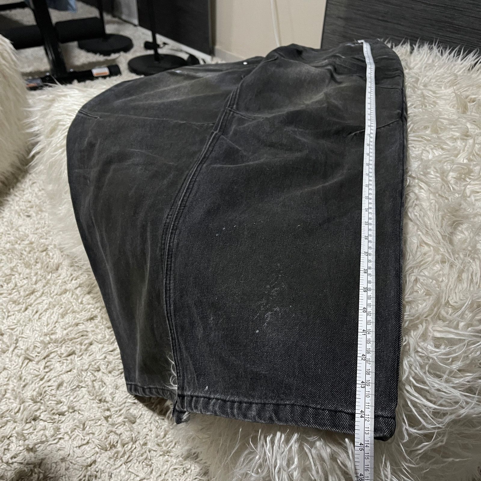 Other Balenciaga Style Vintage Painted Baggy Wide-leg Denim Jeans Size US 30 / EU 46 - 7 Thumbnail