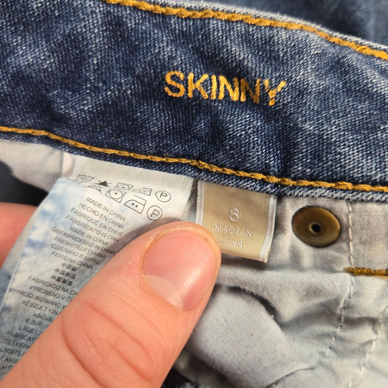 Michael Kors Michael Kors Mid Rise Ankle Designer Skinny Jeans Size 8 Size 30" / US 8 / IT 44 - 5 Thumbnail