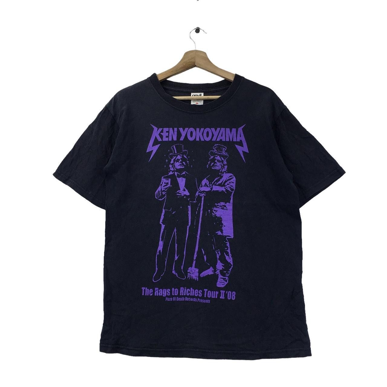 Vintage Vtg KEN YOKOYAMA PUNK Pizza Of Death Records Tee Shirt Size US M / EU 48-50 / 2 - 1 Thumbnail