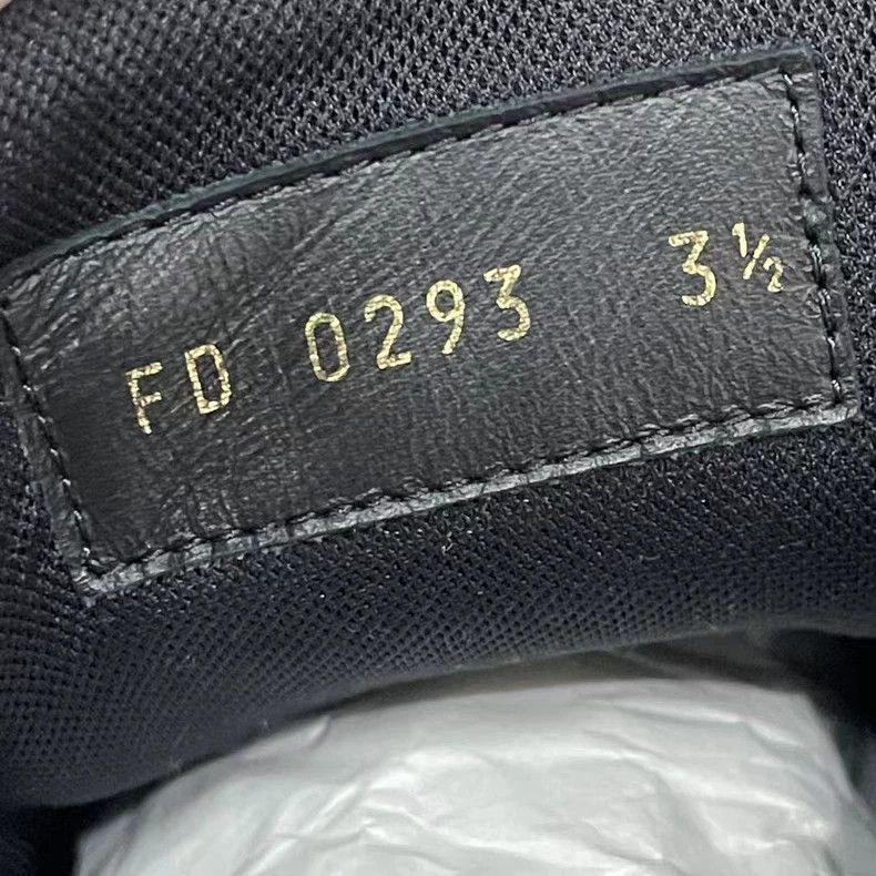 Louis Vuitton Louis Vuitton LV Trainer Black Denim Sneakers -2505 Size US 5 / EU 37 - 8 Thumbnail