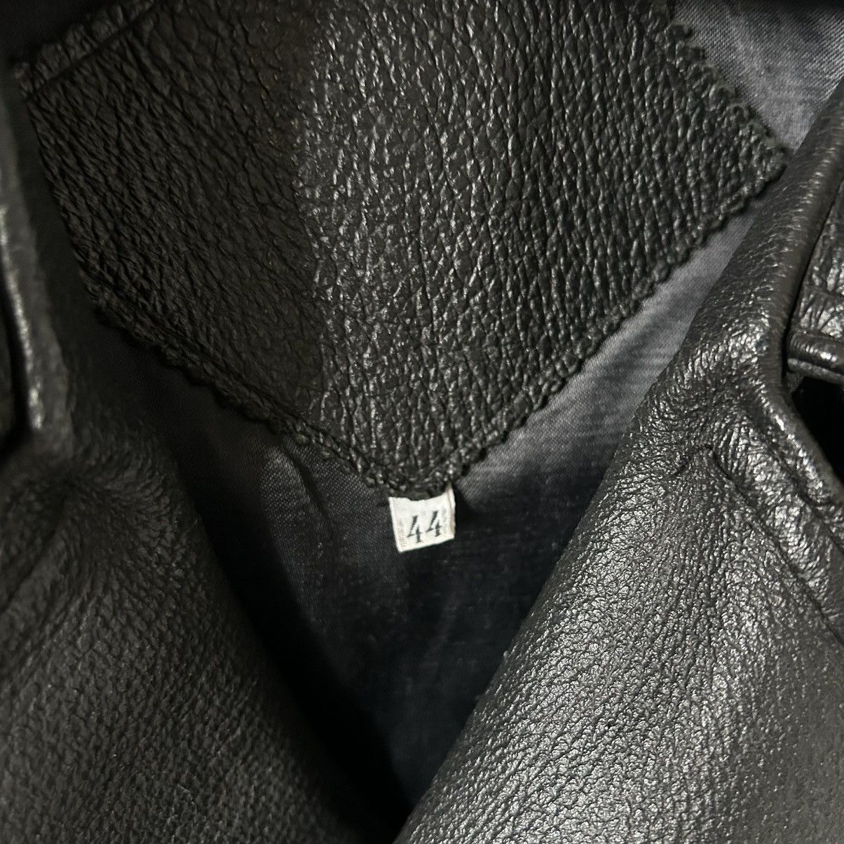 Vintage Vintage Archive Real Leather Biker Jacket 44 Heavy Size US S / EU 44-46 / 1 - 4 Thumbnail