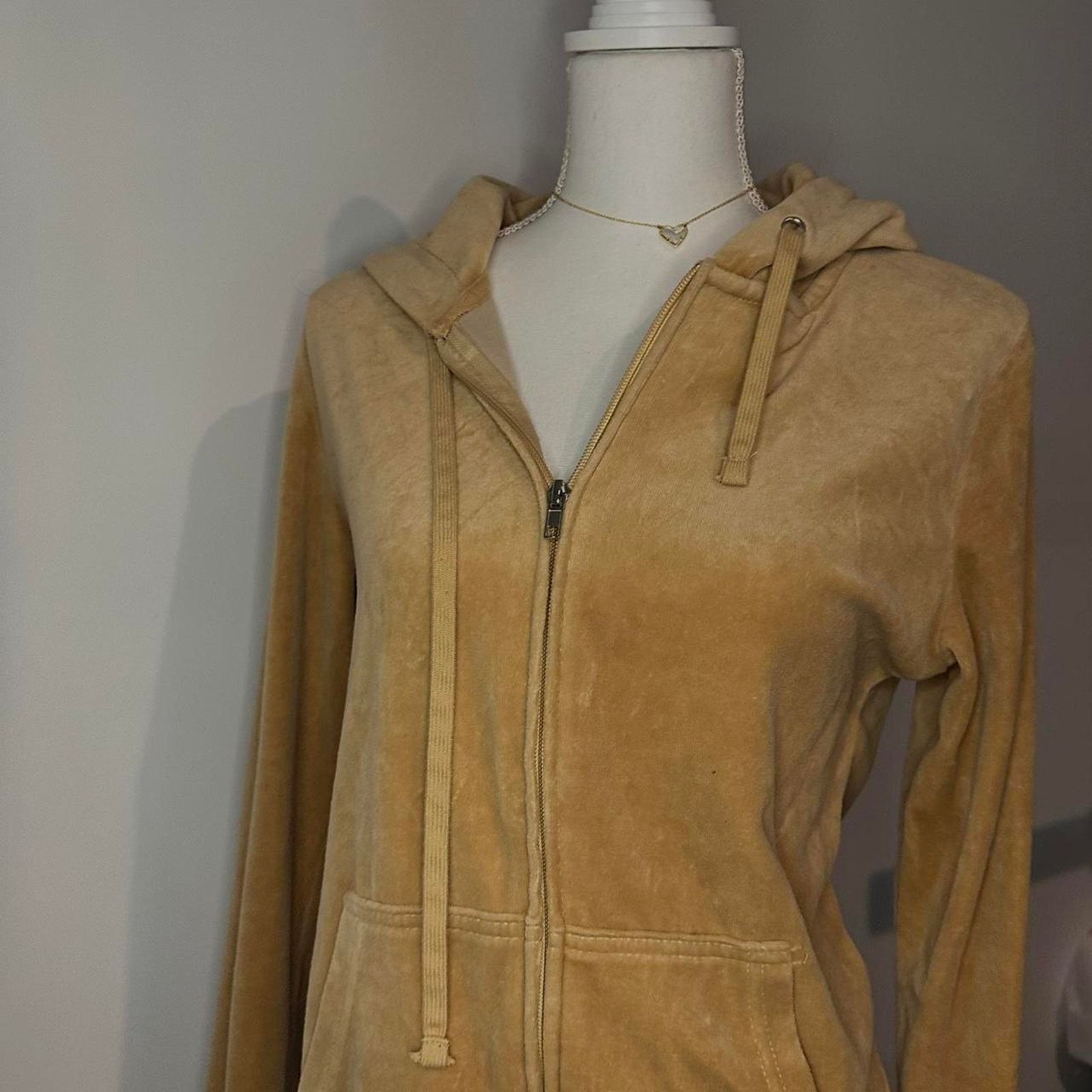 & Other Stories Velor Jacket Size Medium Y2k Size XS / US 0-2 / IT 36-38 - 4 Thumbnail