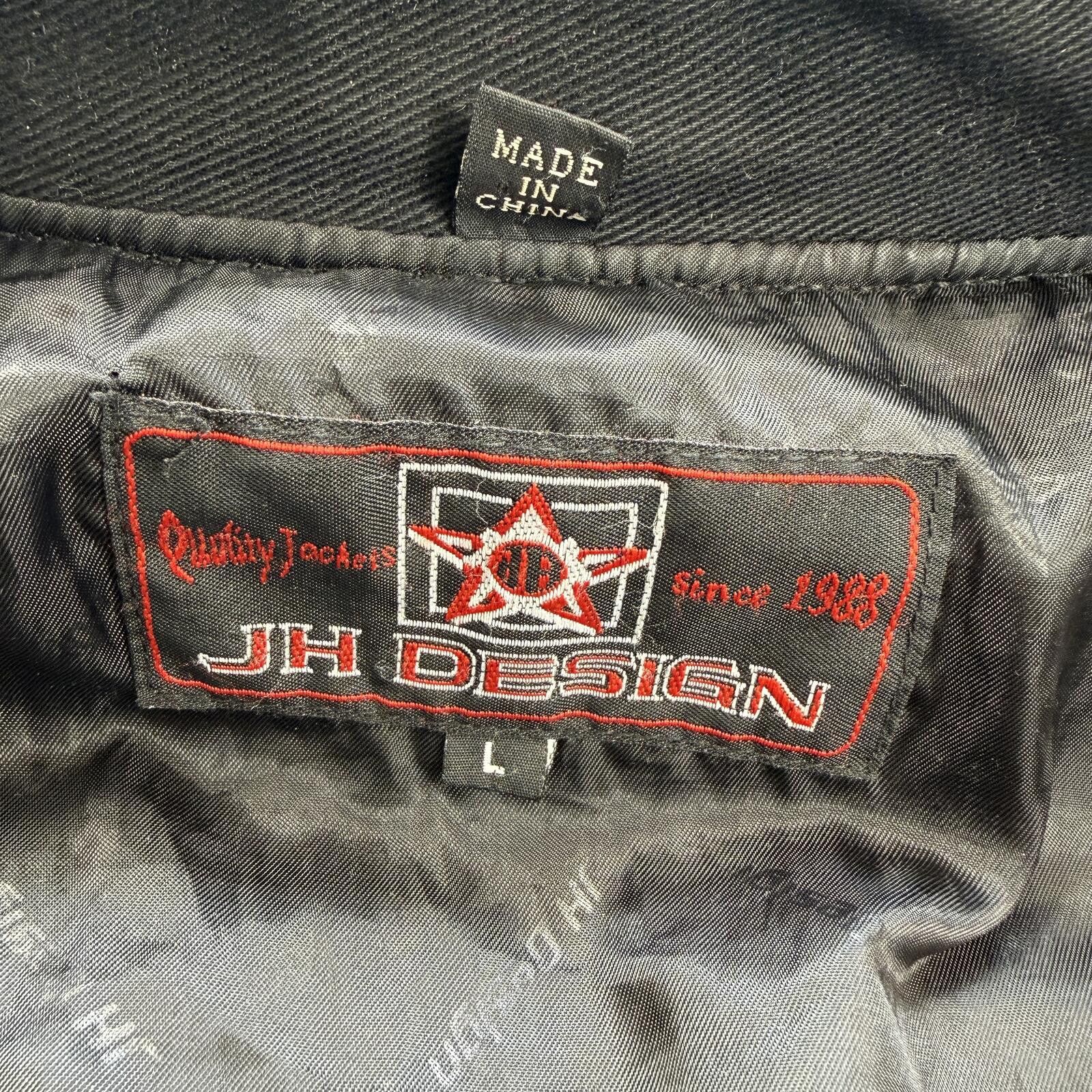 JH Design Vintage Y2K Elliott Sadler #38 M&M’s NASCAR Jacket Black L Size US L / EU 52-54 / 3 - 4 Thumbnail