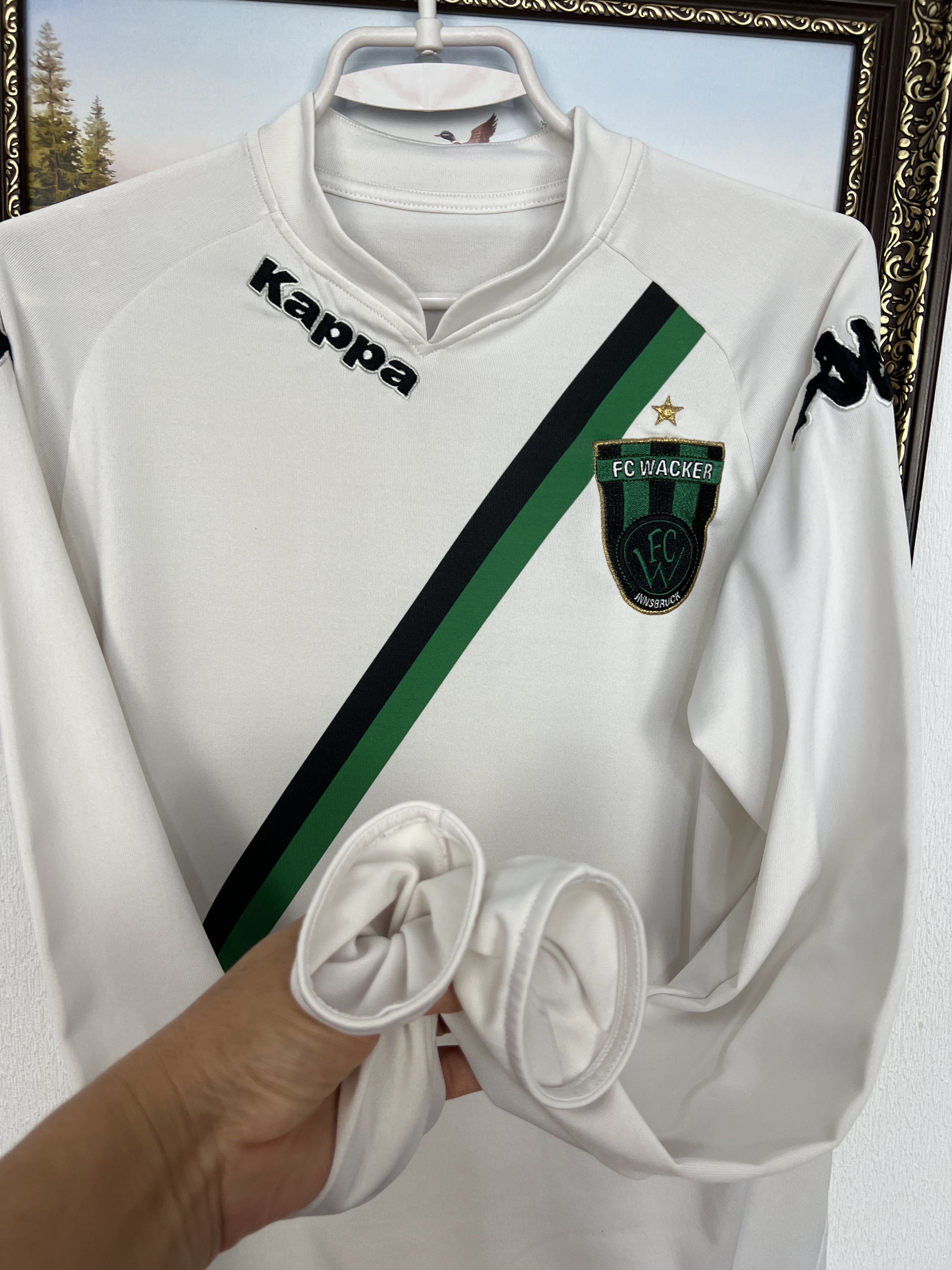 Kappa Wacker Innsbruck Away football shirt 2007 Soccer Kappa Size US M / EU 48-50 / 2 - 5 Thumbnail