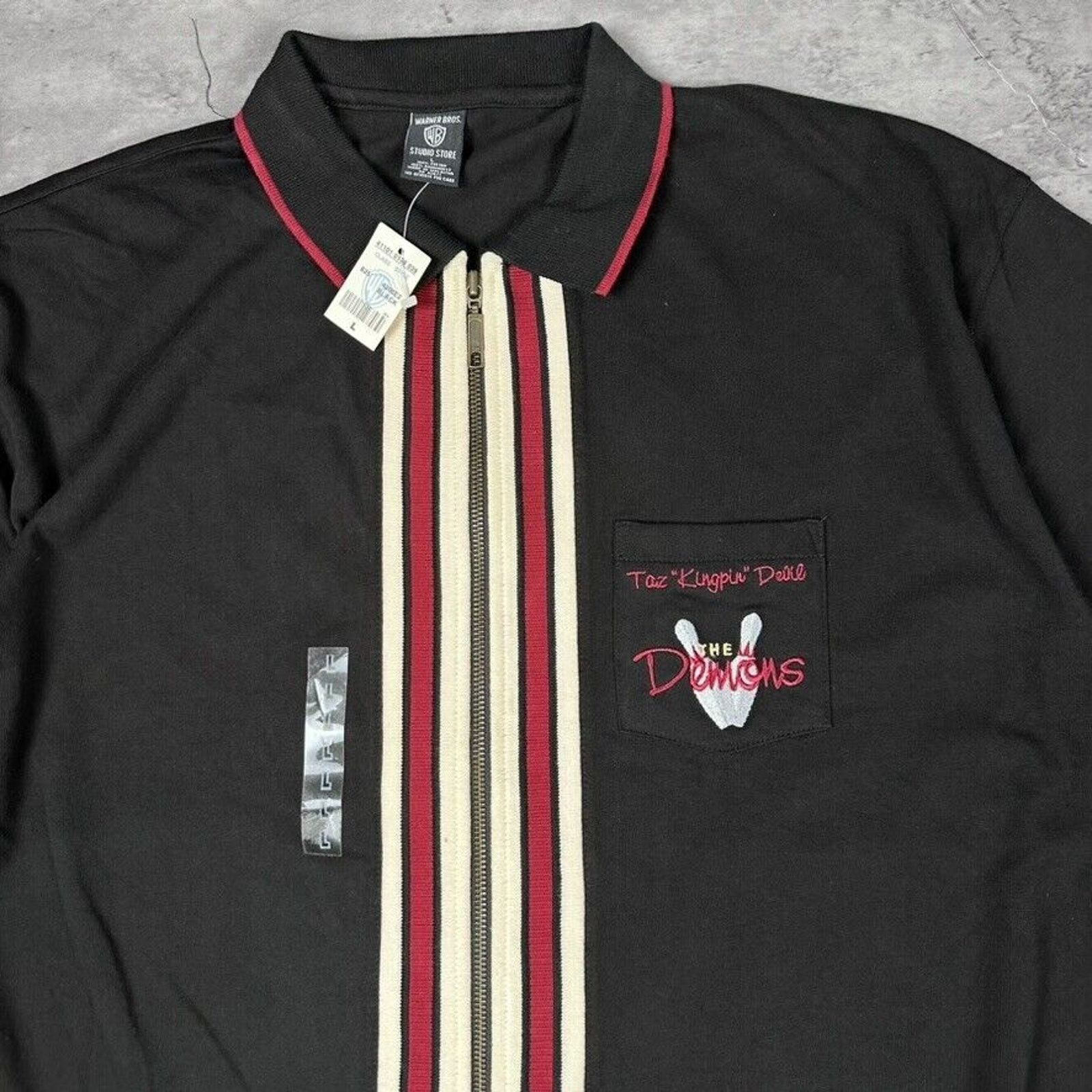 Warner Bros Vintage Deadstock Looney Tunes Taz Devil Bowling Shirt Size US XL / EU 56 / 4 - 3 Thumbnail