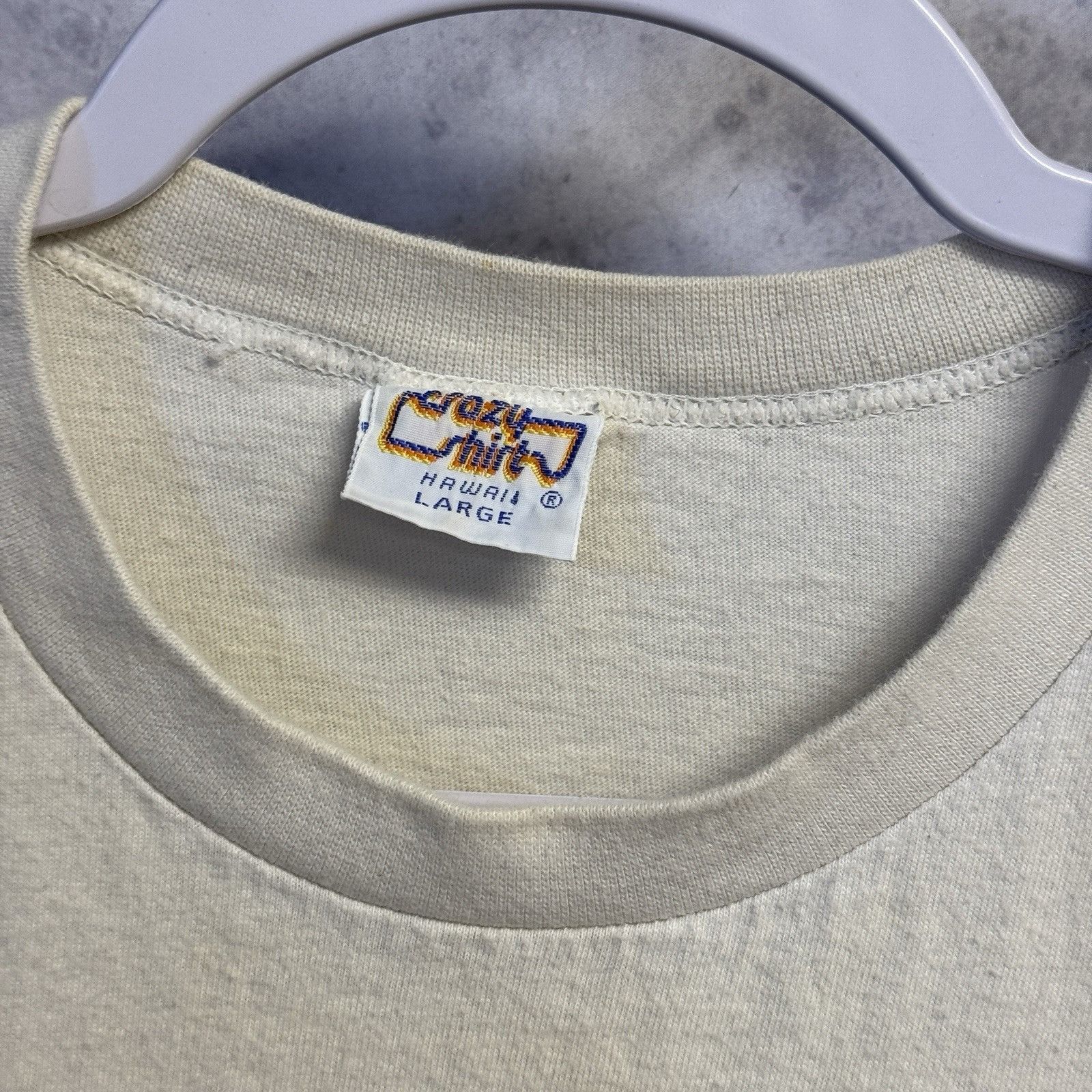 Vintage Vintage 80s Crazy Shirts Kona Triathlon T Shirt Mens Medium Size US M / EU 48-50 / 2 - 5 Thumbnail