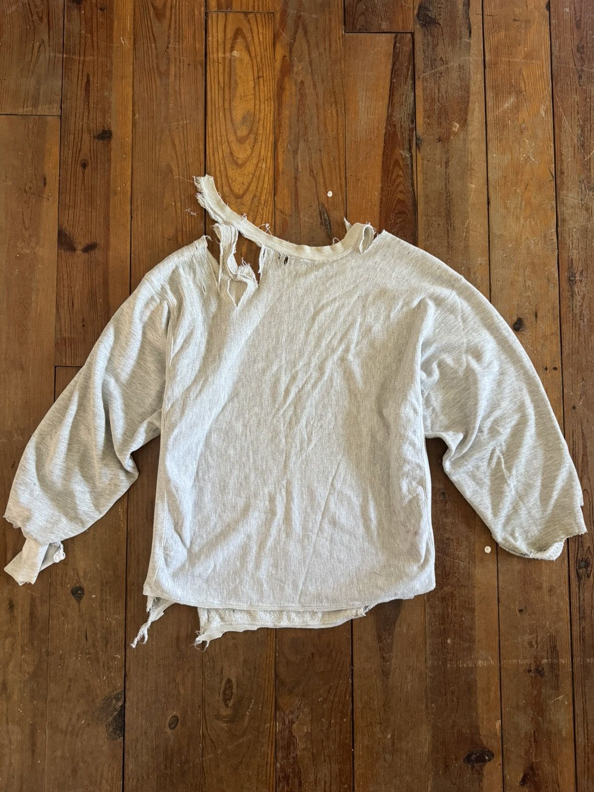 Champion VINTAGE CHAMPION REVERSE WEAVE RUTGERS SWEATSHIRT TRASHED Size US XL / EU 56 / 4 - 2 Thumbnail