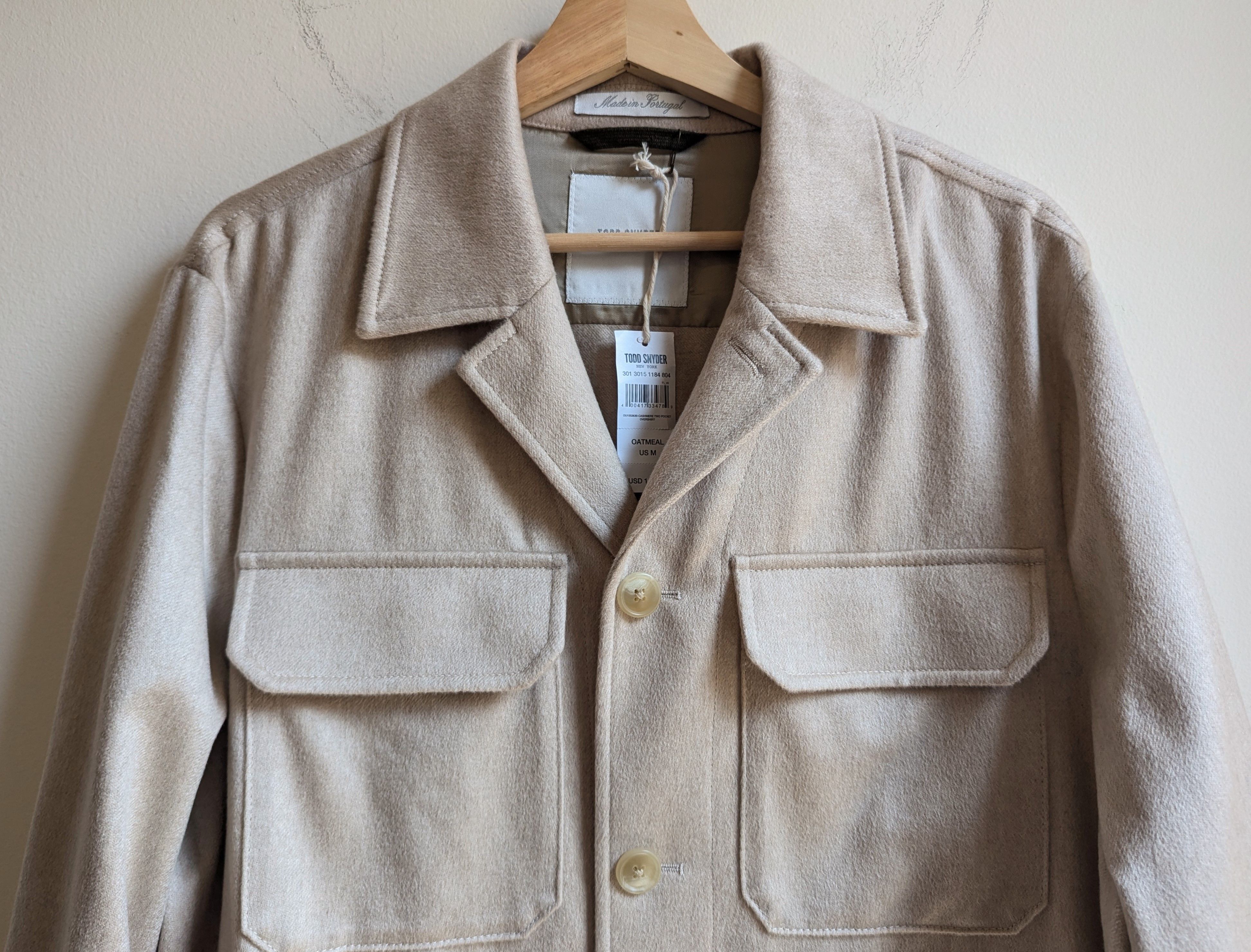 Todd Snyder Pure Cashmere Shirt Jacket Size US M / EU 48-50 / 2 - 9 Thumbnail