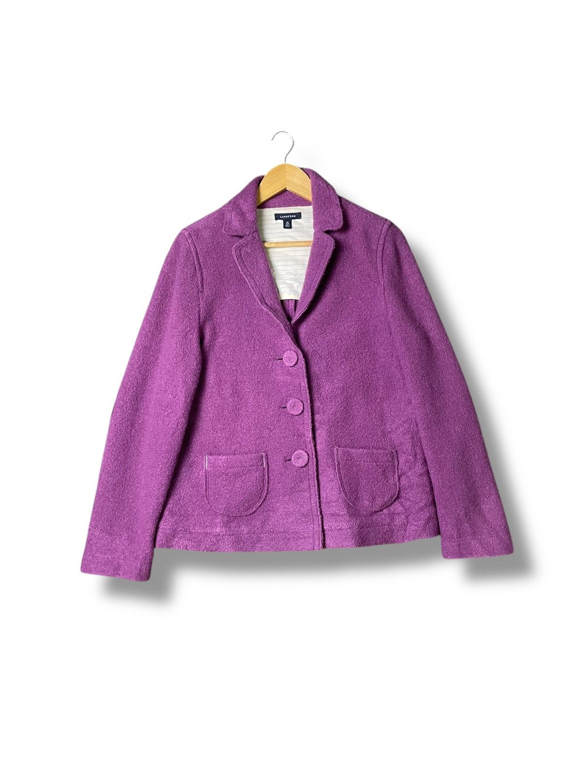 Designer × Lands' End × Vintage Vintage Lands End Fleece Jacket (49) Size US XS / EU 42 / 0 - 1 Thumbnail