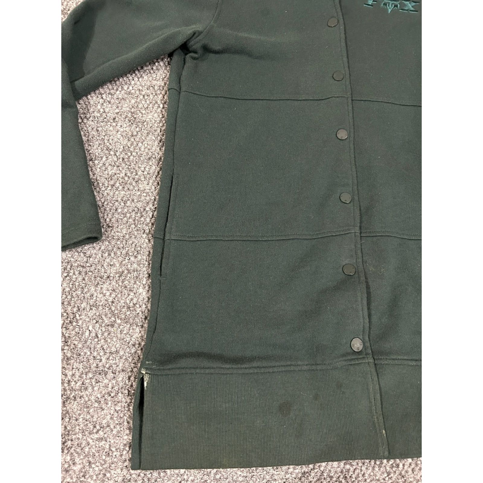 Fox Racing Fox Racing fleece snap jacket Mens XS dark green Motocross streetwear hoodie jacket Coat Mid-Length Size US XS / EU 42 / 0 - 3 Thumbnail