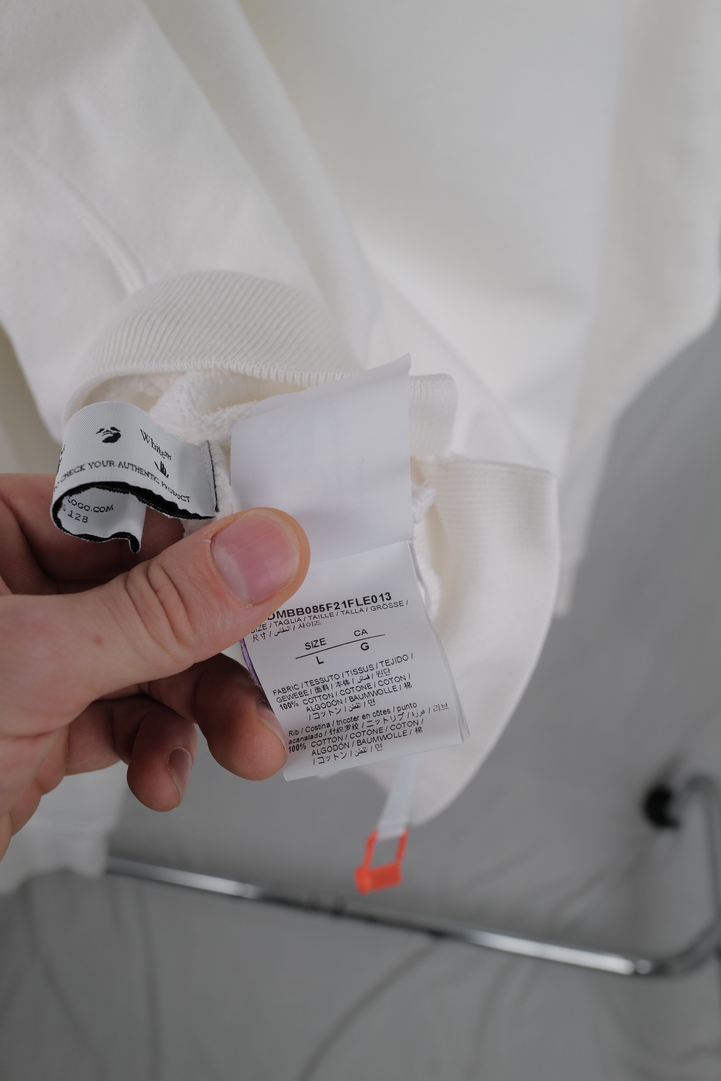 Off-White OFF-WHITE TSHIRT OVER HOODIE Size US L / EU 52-54 / 3 - 18 Thumbnail