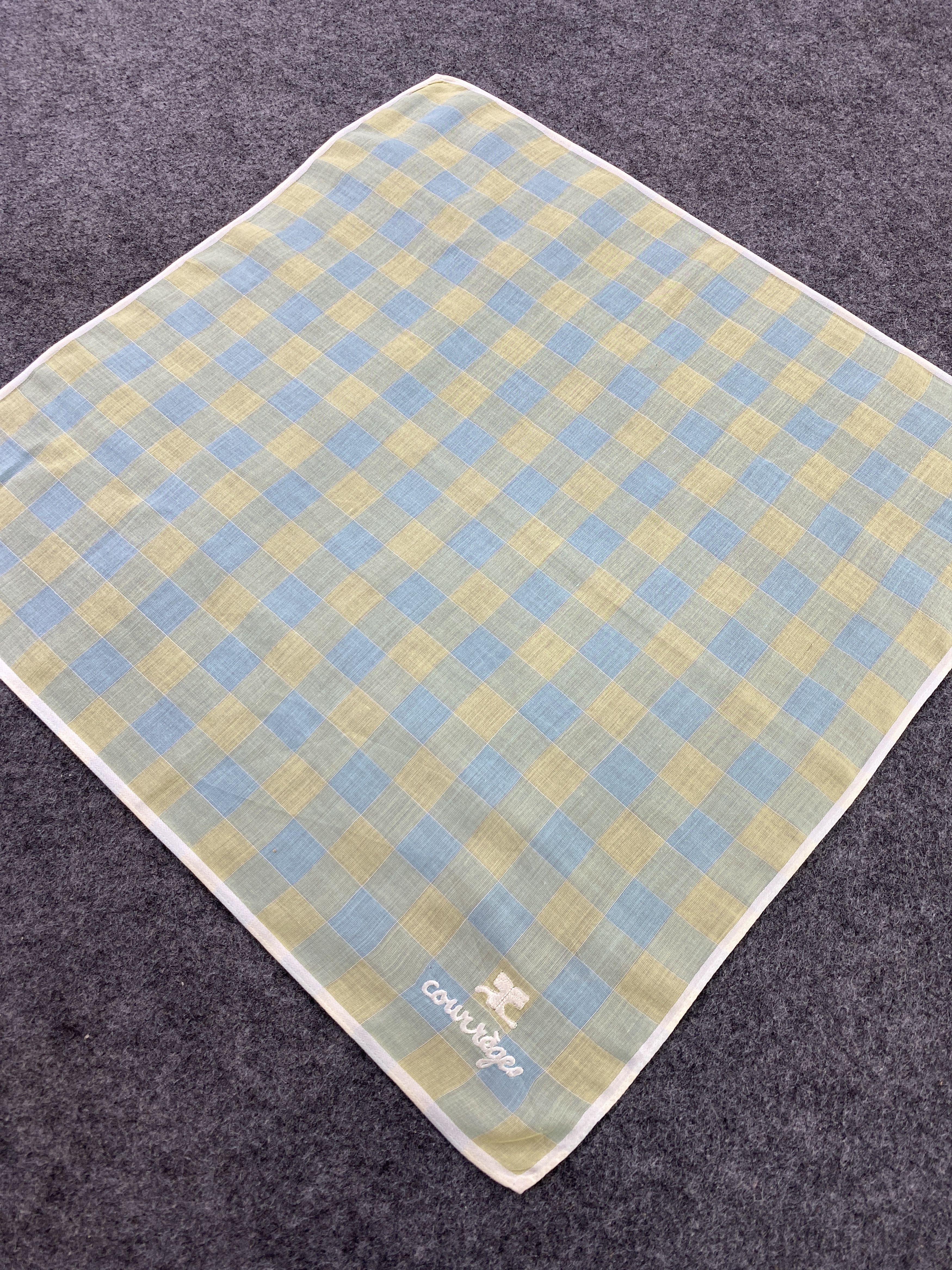 Courreges Courreges Homme Handkerchief / Neckerchief / Bandana-B309 Size ONE SIZE - 4 Thumbnail