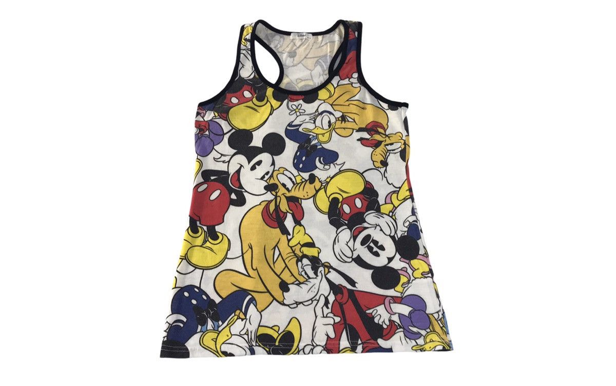 Disney Disney Mickey Mouse Goofy Tank Top Sleeveless Printed Tee Size XS / US 0-2 / IT 36-38 - 1 Thumbnail
