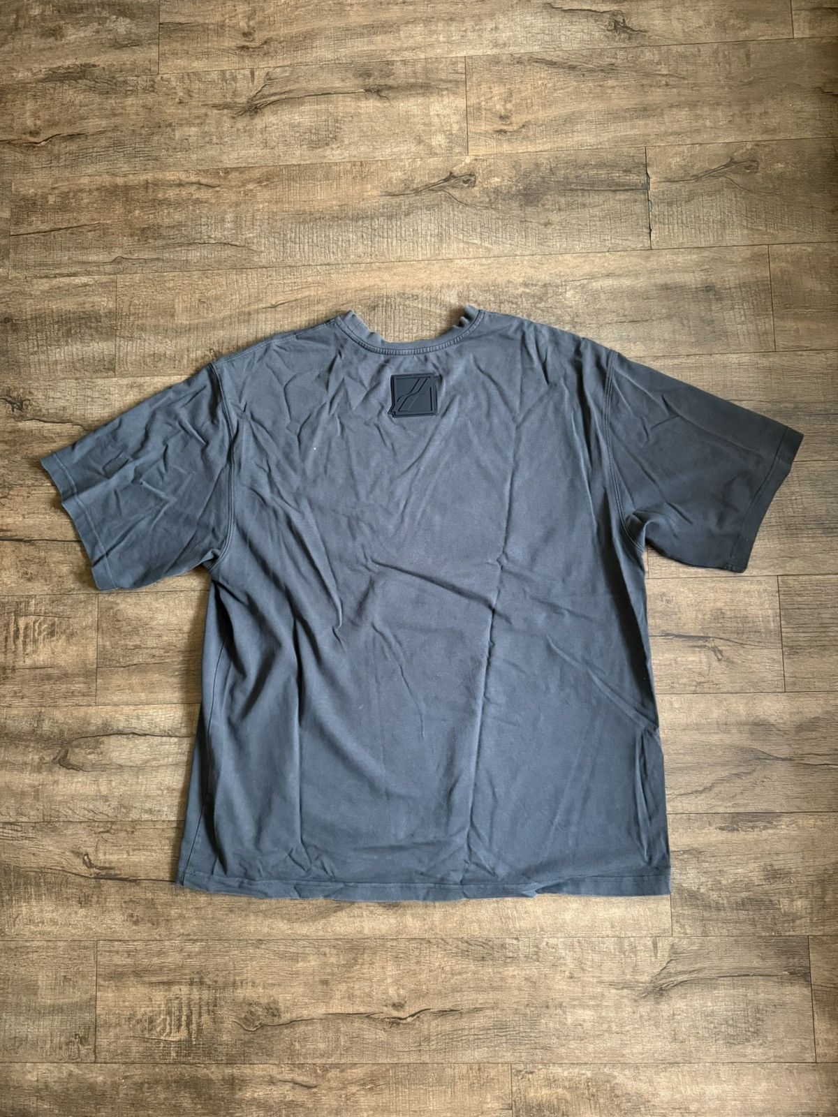 WE11DONE Grey Multi Logo T-Shirt Size US M / EU 48-50 / 2 - 2 Thumbnail