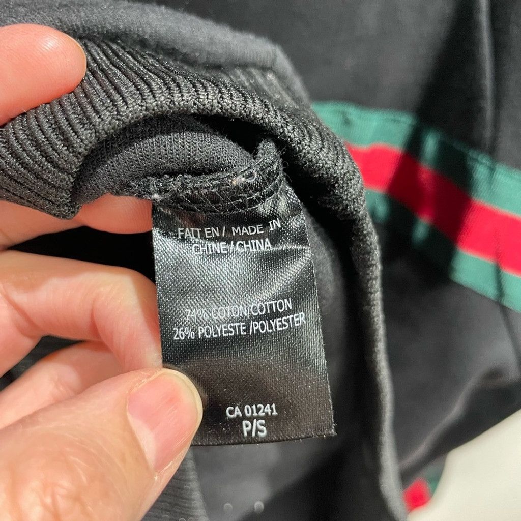 Le 31 Le 31 par Simons GG Style Striped Trim Black Hoodie Size S Size US S / EU 44-46 / 1 - 6 Thumbnail