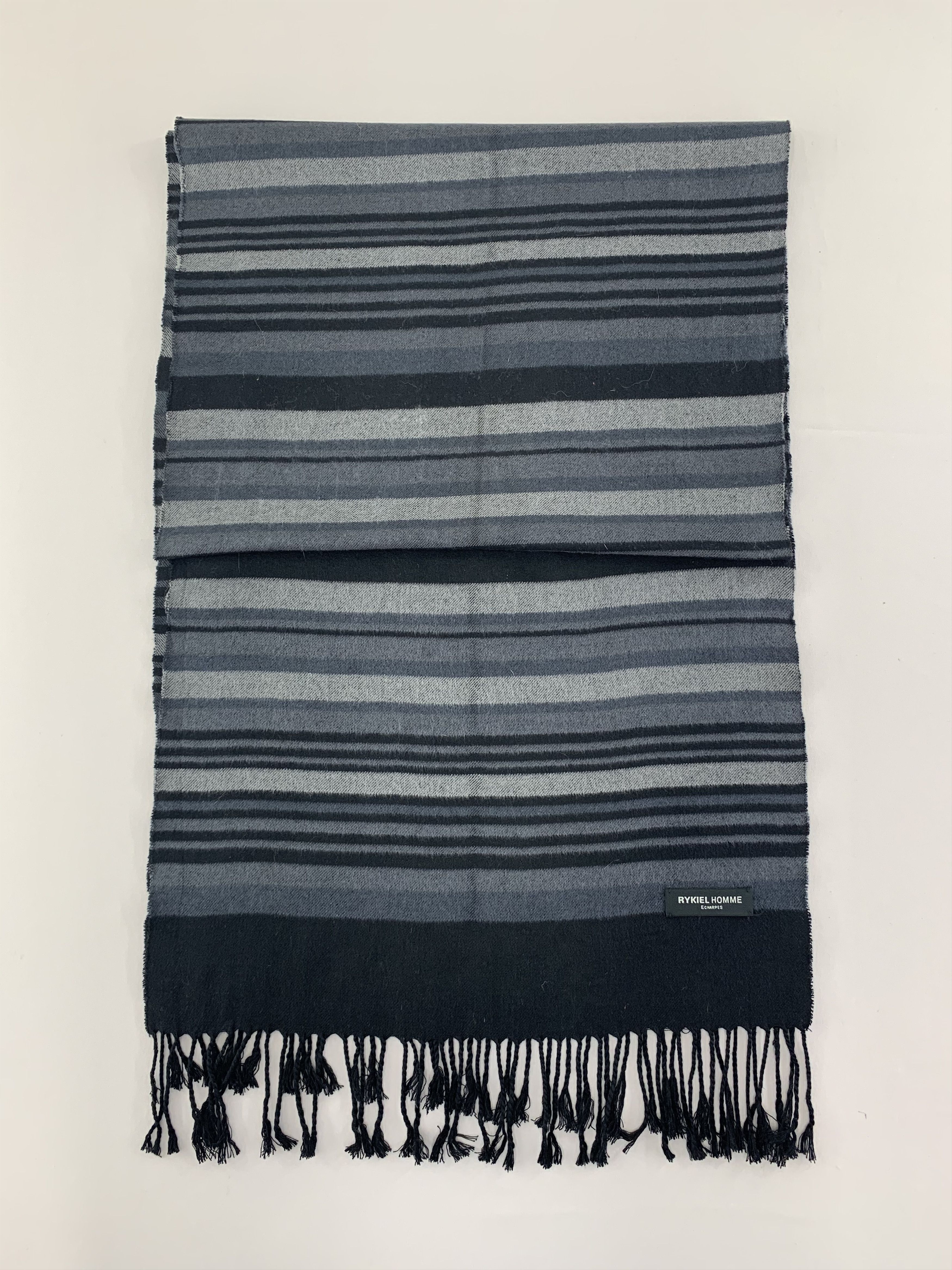Sonia Rykiel Rykiel Homme Scarf Wool Muffler Neck Wrap BL4046 Size ONE SIZE - 3 Thumbnail