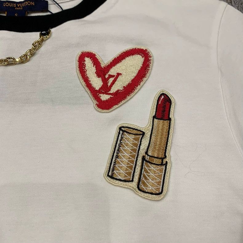 Louis Vuitton Louis Vuitton White Valentine limited love lipstick logo c Size S / US 4 / IT 40 - 8 Thumbnail