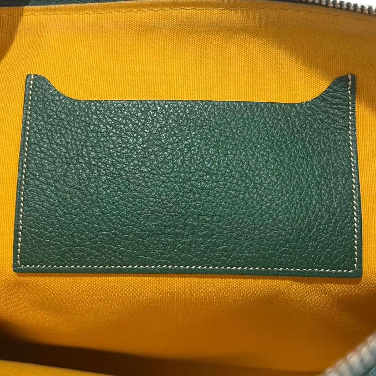Goyard Goyard Senat Pouch Pochette MM Clutch Bag Green - 2020 Model Size ONE SIZE - 4 Thumbnail