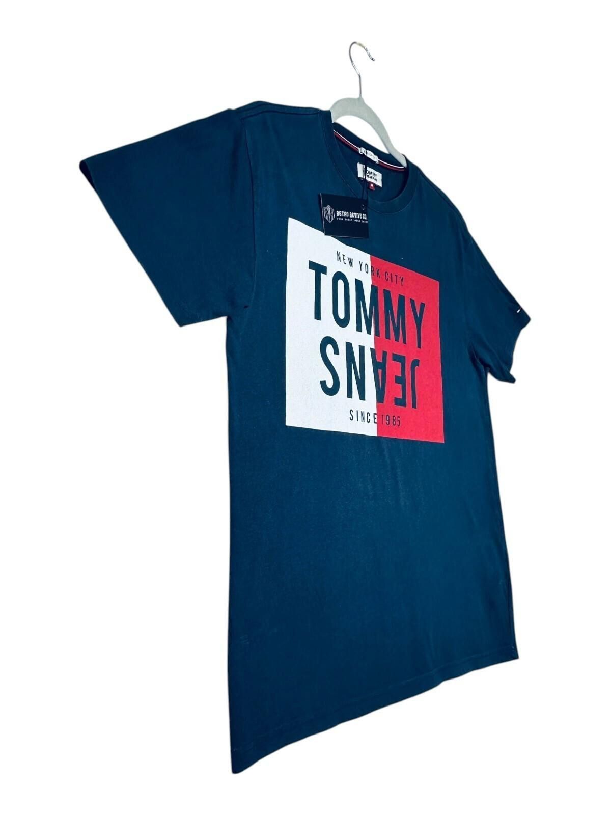 Tommy Hilfiger Tommy Jeans T-Shirt Men's UK Size M Blue Graphic Print Size US M / EU 48-50 / 2 - 3 Thumbnail
