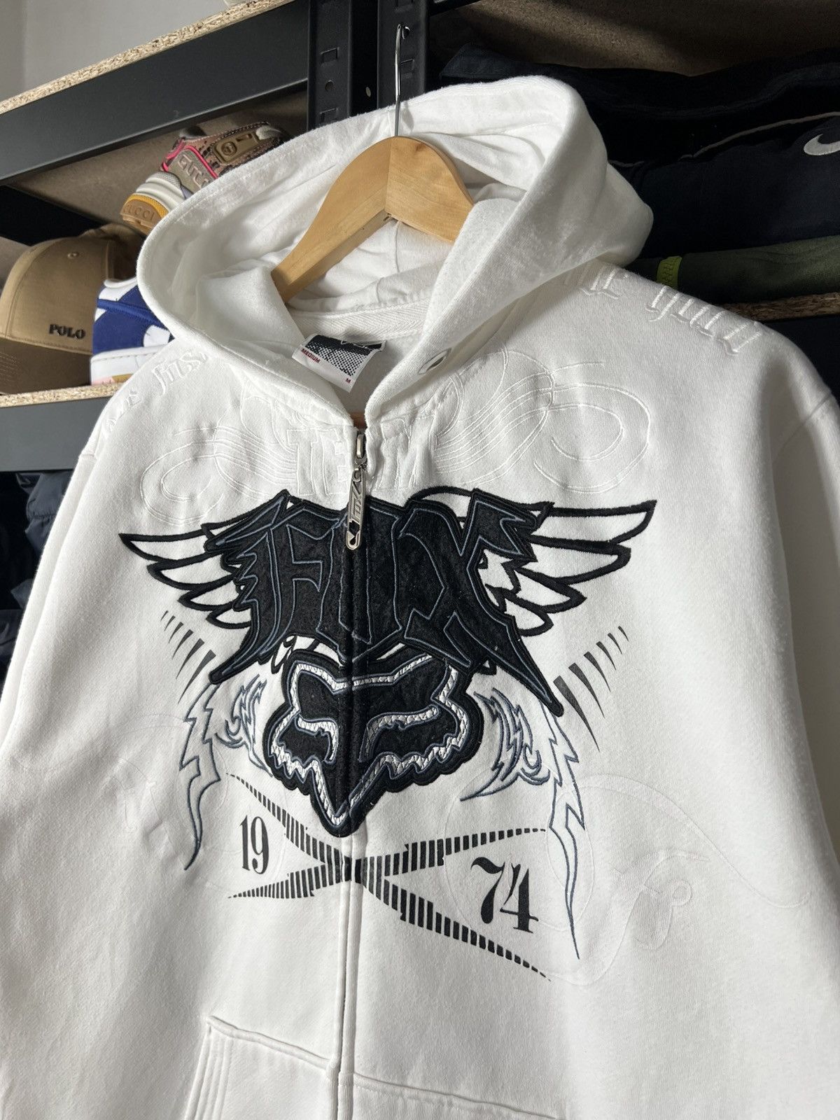 Fox Racing Vintage Fox Racing Zip Hoodie Motocross Graphics Streetwear Size US M / EU 48-50 / 2 - 4 Thumbnail