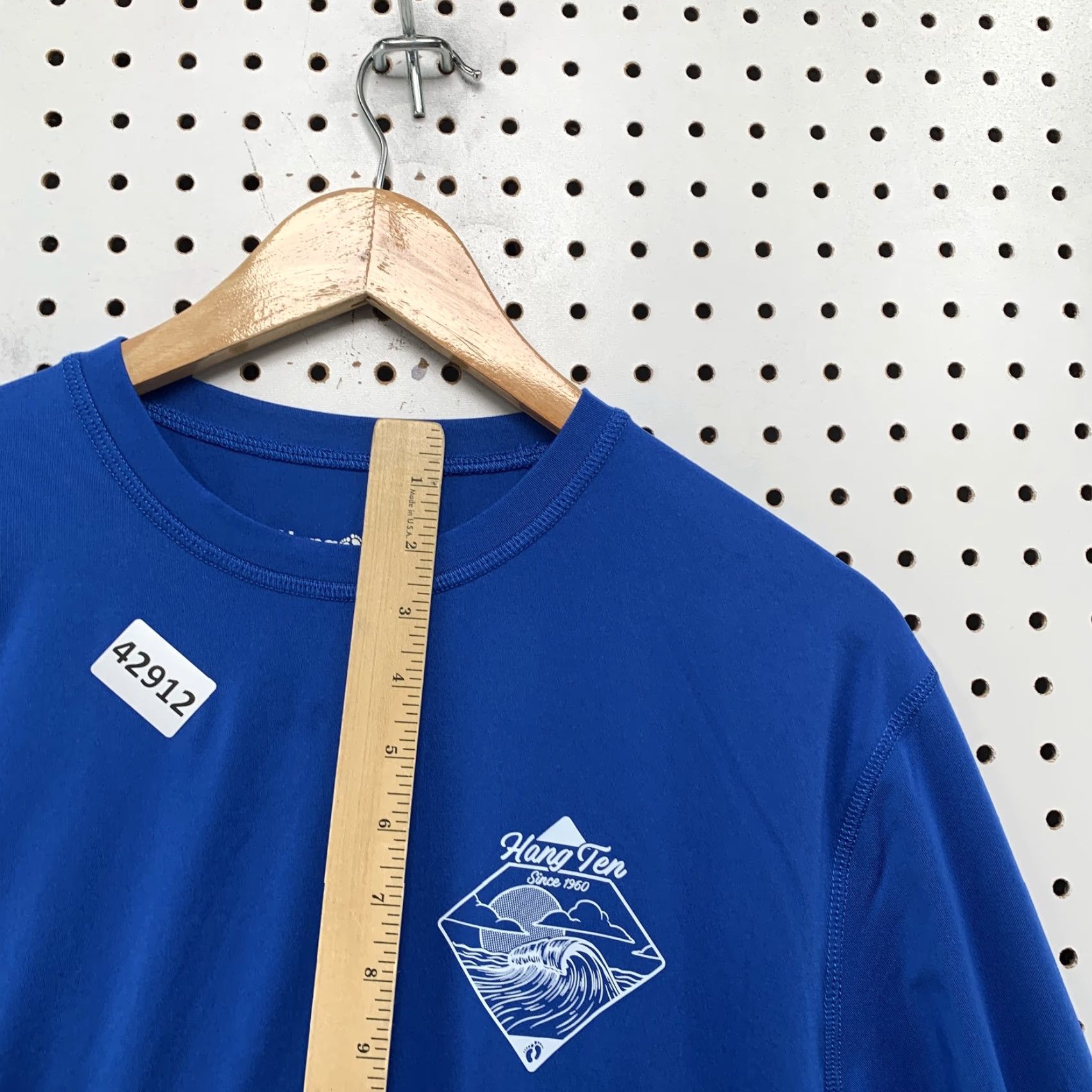 Hang Ten Hang Ten UV PROTECTION Shirt Mens Medium Blue Long Sleeve Surf Swim Size US M / EU 48-50 / 2 - 5 Thumbnail