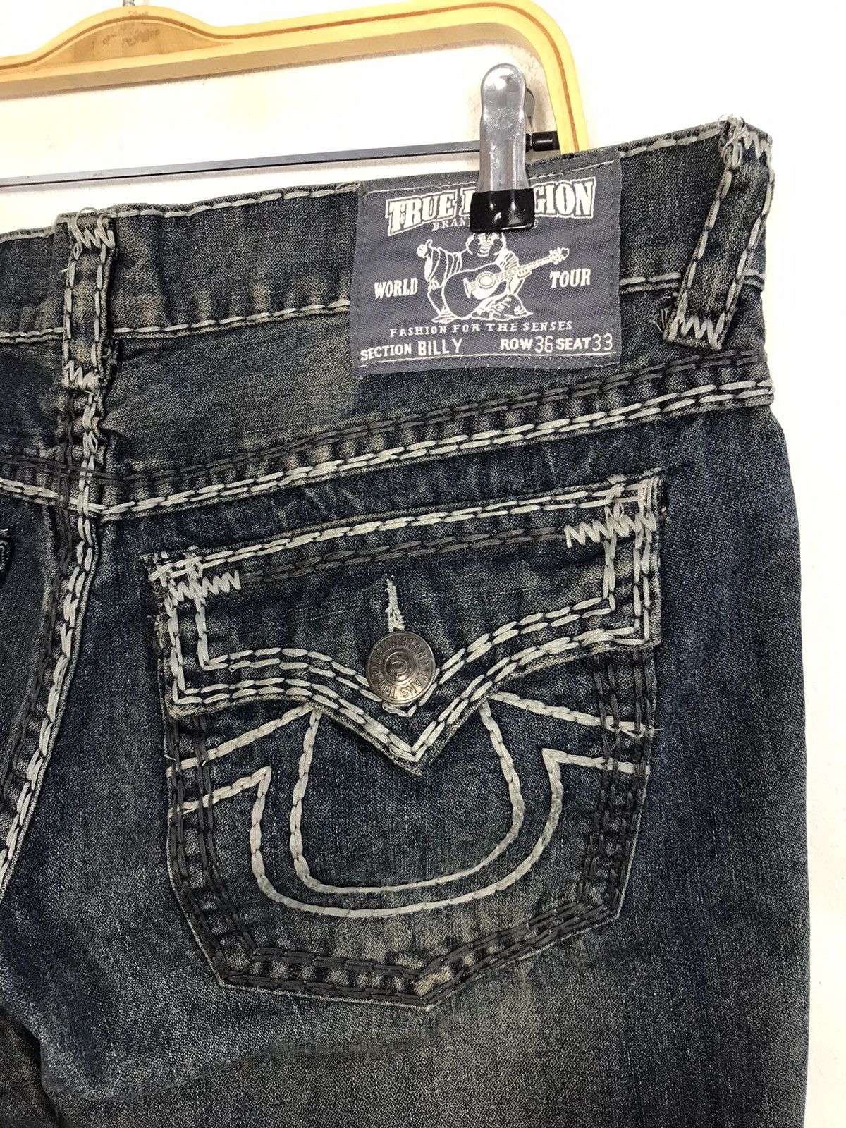 True Religion Vintage True Raligion Made in Usa Denim Jeans Size US 37 - 11 Thumbnail
