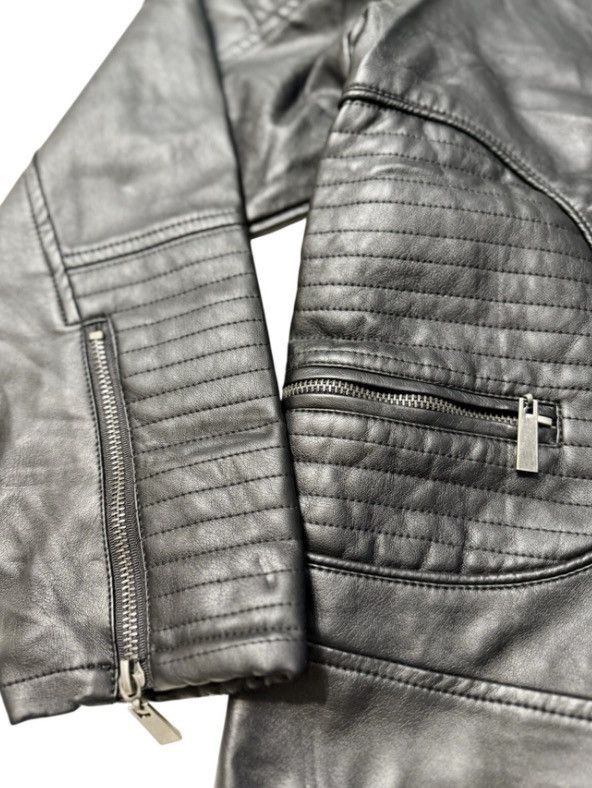 Other JOUJOU Black Vegan Leather Moto Jacket – Plus Size 3X – NWT Size 3XL / US 20-22 - 3 Thumbnail