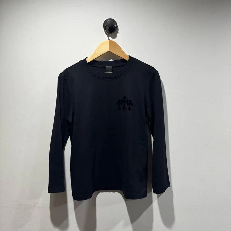 Chrome Hearts Chrome Hearts Women's Black Long Sleeve T-Shirt 0089 Size XS / US 0-2 / IT 36-38 - 1 Thumbnail