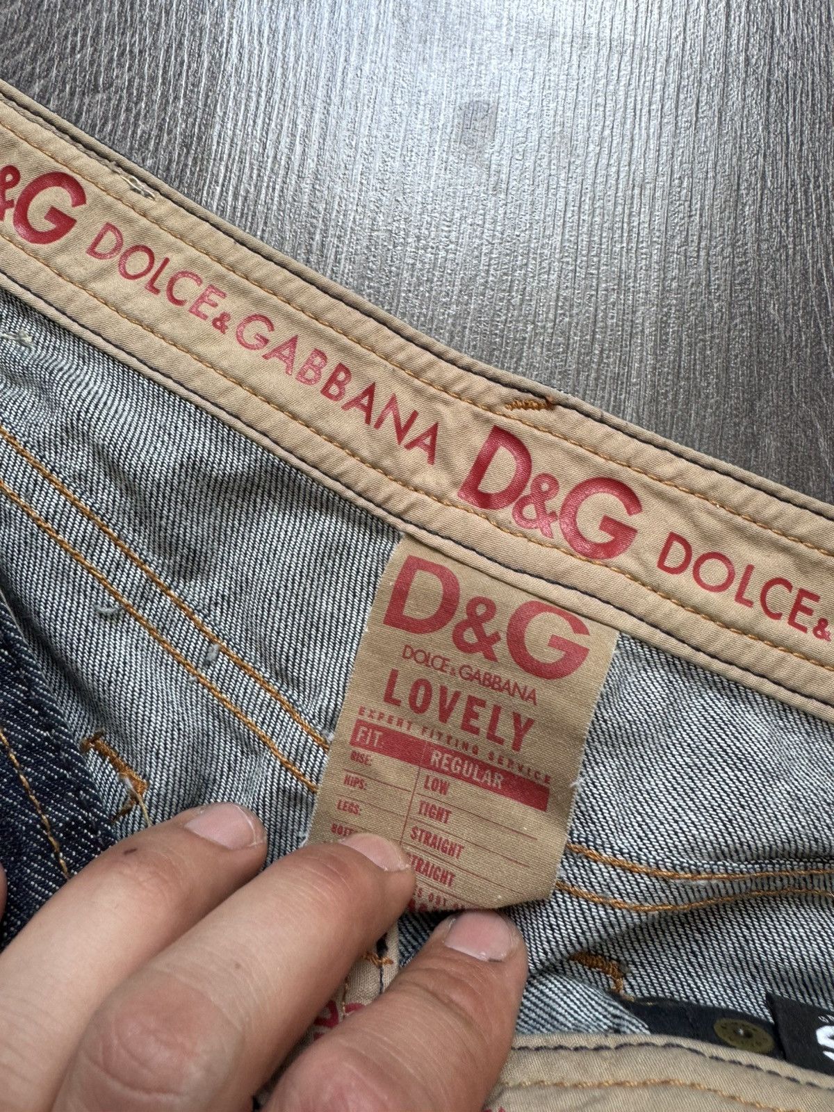 Dolce & Gabbana Vintage Dolce Gabbana Navy Denim Pants Size US 31 - 5 Thumbnail