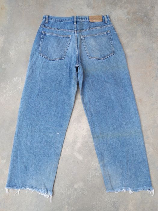 Vintage Vintage Distressed Cropped Banana Republic Baggy Jeans 32x28 ...