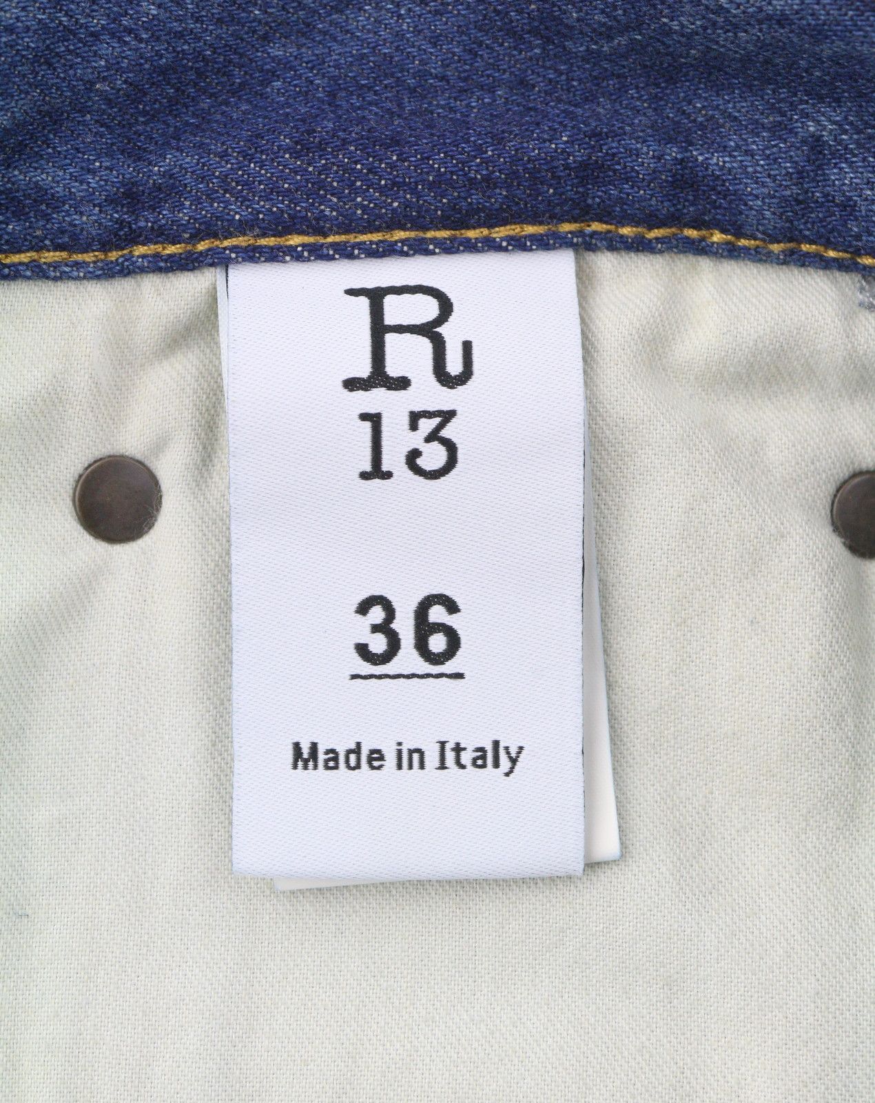 R13 DAMON PLEATED 36 Kellen Faded Blue PS26 88275 Size 26" / US 2 / IT 38 - 8 Thumbnail