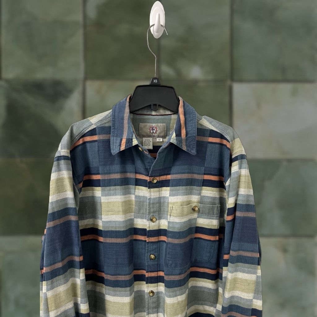 The Territory Ahead The Territory Ahead Shirt Mens M Blue Plaid Long Sleeve Button-Down Pocket Size US M / EU 48-50 / 2 - 1 Thumbnail