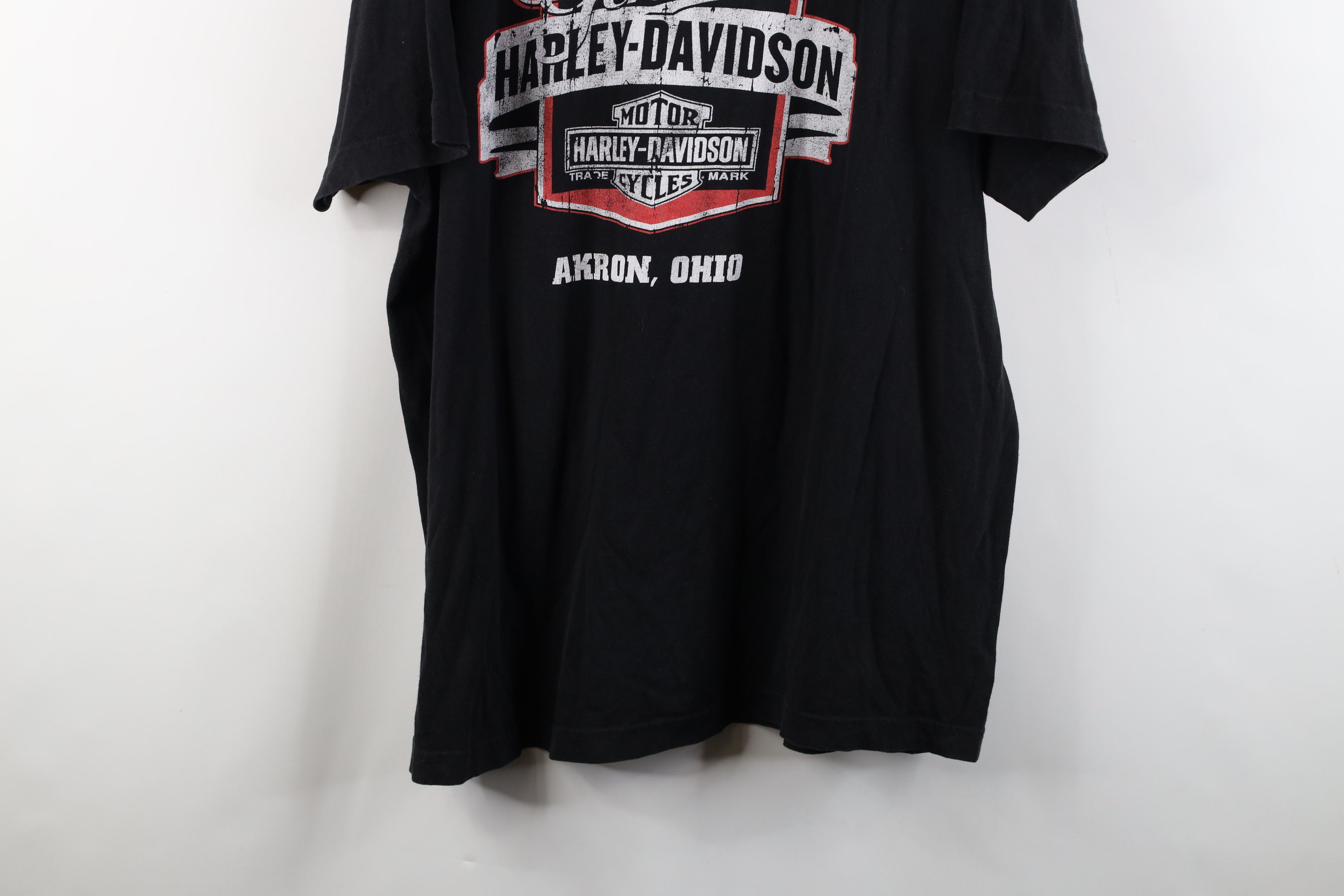 Harley Davidson × Vintage Y2K Harley Davidson Big Logo USA Flag Short Sleeve T-Shirt Size US XXL / EU 58 / 5 - 14 Thumbnail