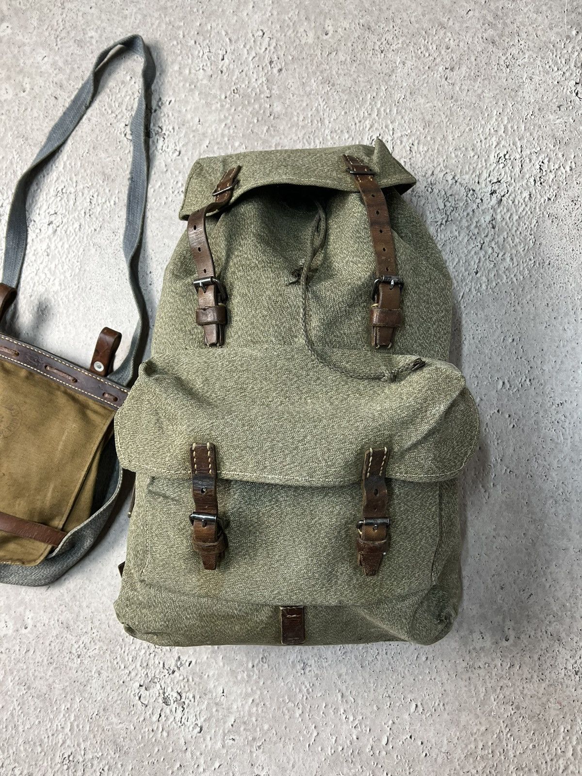 Vintage Extra Rare👹👹Issue 1948 Vintage Two Bags Bagpack Swiss Army m Size ONE SIZE - 5 Thumbnail