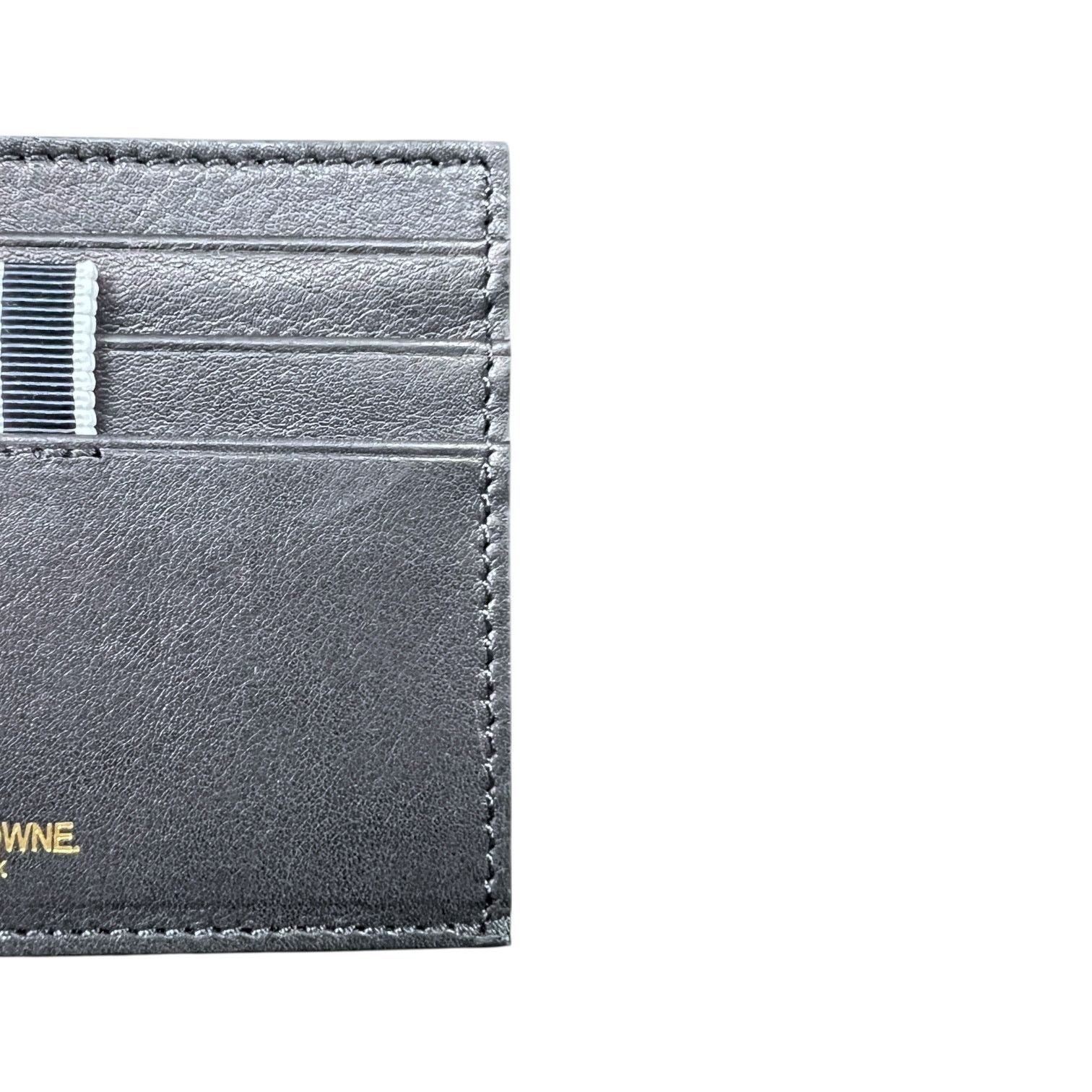 Thom Browne Thom Browne New York Navy Blue Leather Card Case $340 Retail Size ONE SIZE - 4 Thumbnail