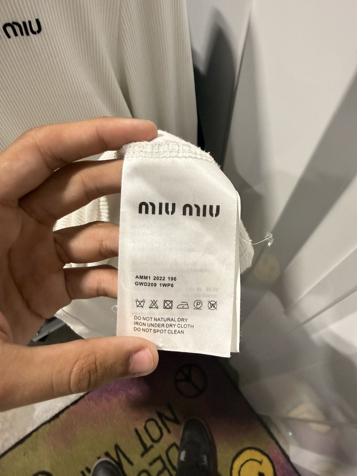 Miu Miu Miu Miu Thermal Size US S / EU 44-46 / 1 - 3 Thumbnail