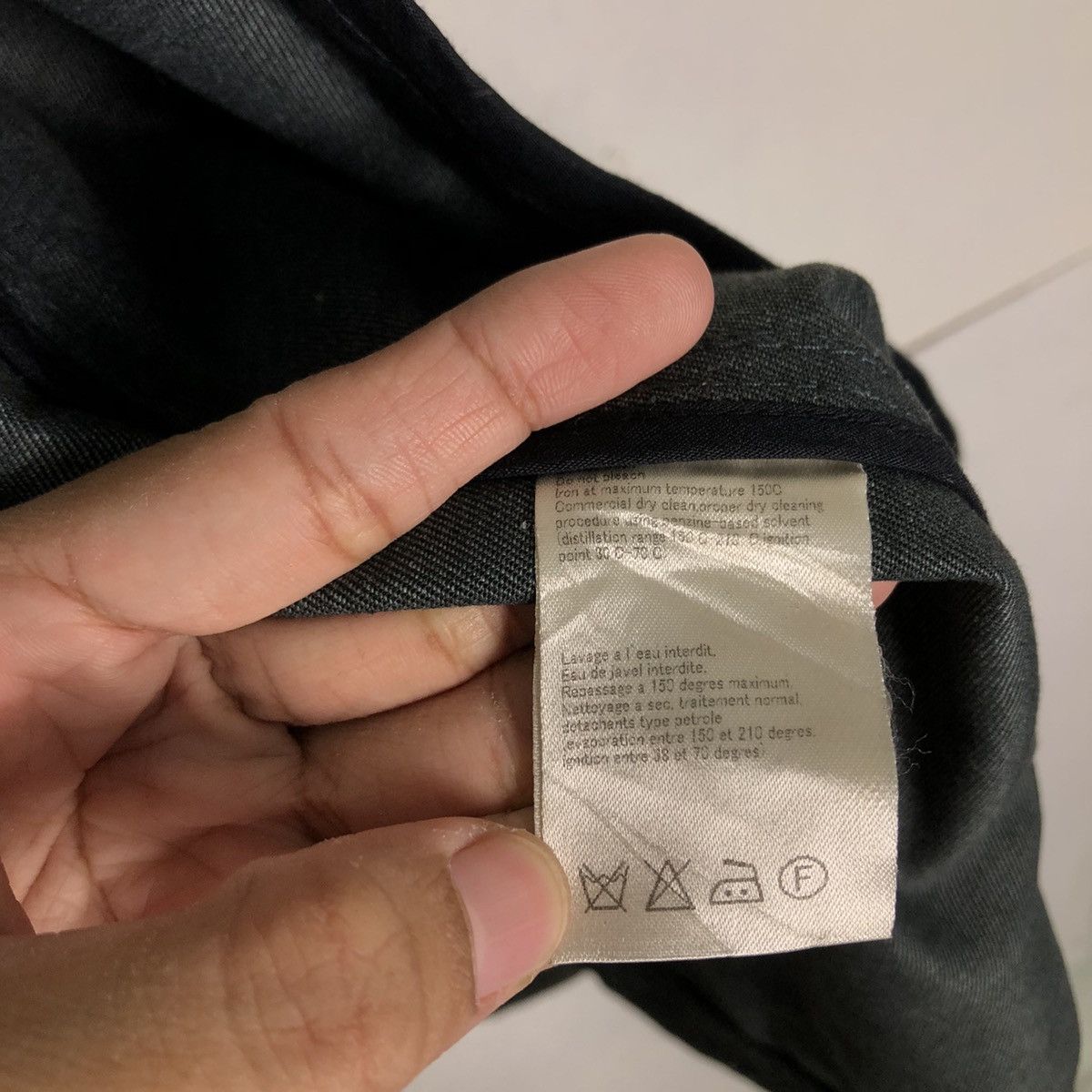 Issey Miyake 🔥Vintage Long Jacket Rich Black Junmen Japan Made Size US L / EU 52-54 / 3 - 16 Thumbnail