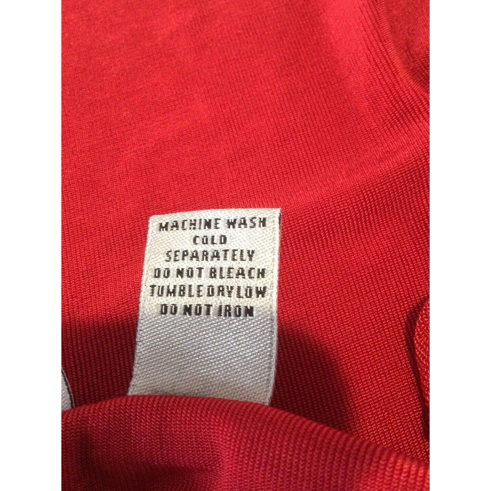 Chicos Chico's Travelers Long Sleeve Red Pullover Top Size 3/XL/16 Size XL / US 12-14 / IT 48-50 - 11 Thumbnail