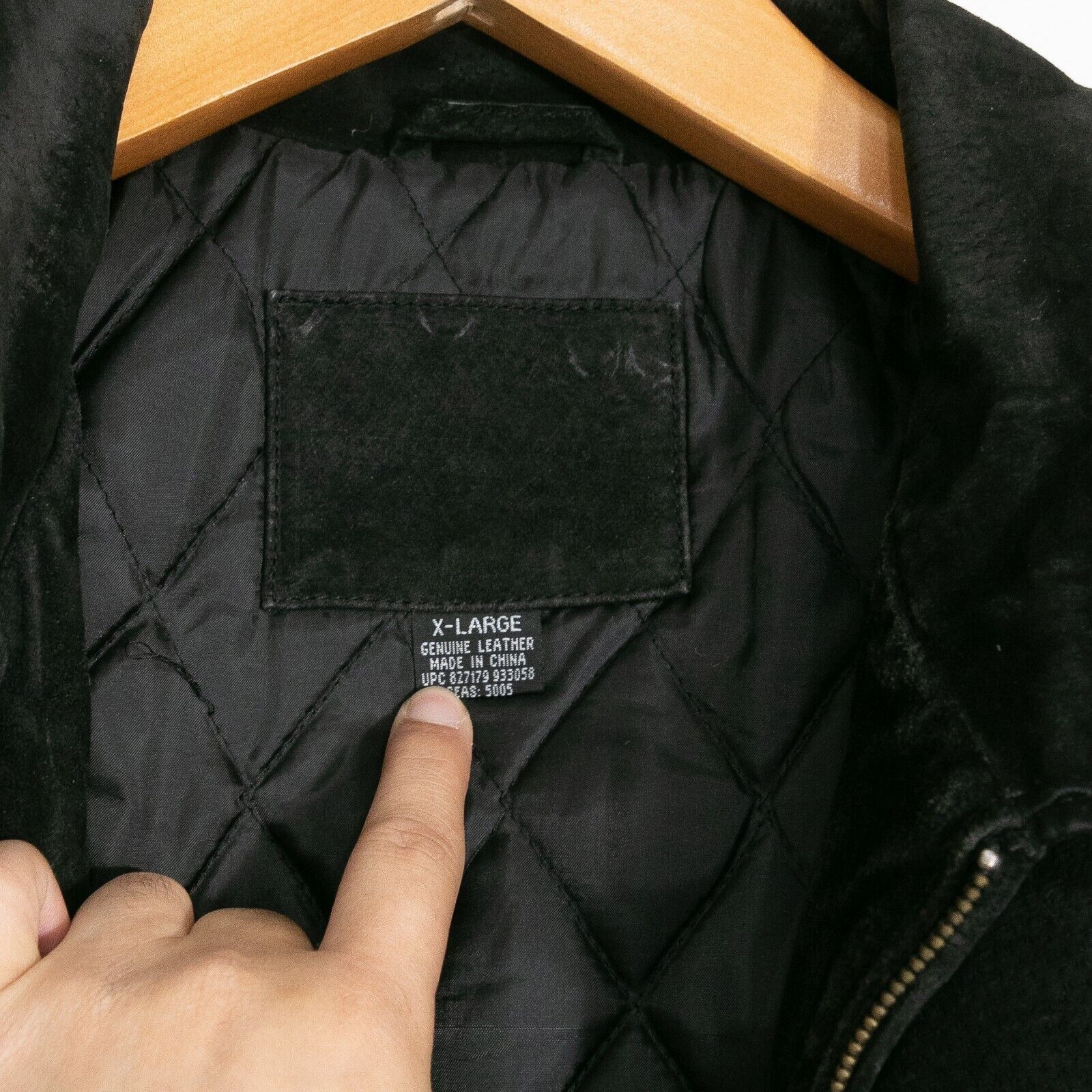 Vintage Vintage Black Suede Zip Up Jacket XL - Patina Distressed Size US XL / EU 56 / 4 - 5 Thumbnail