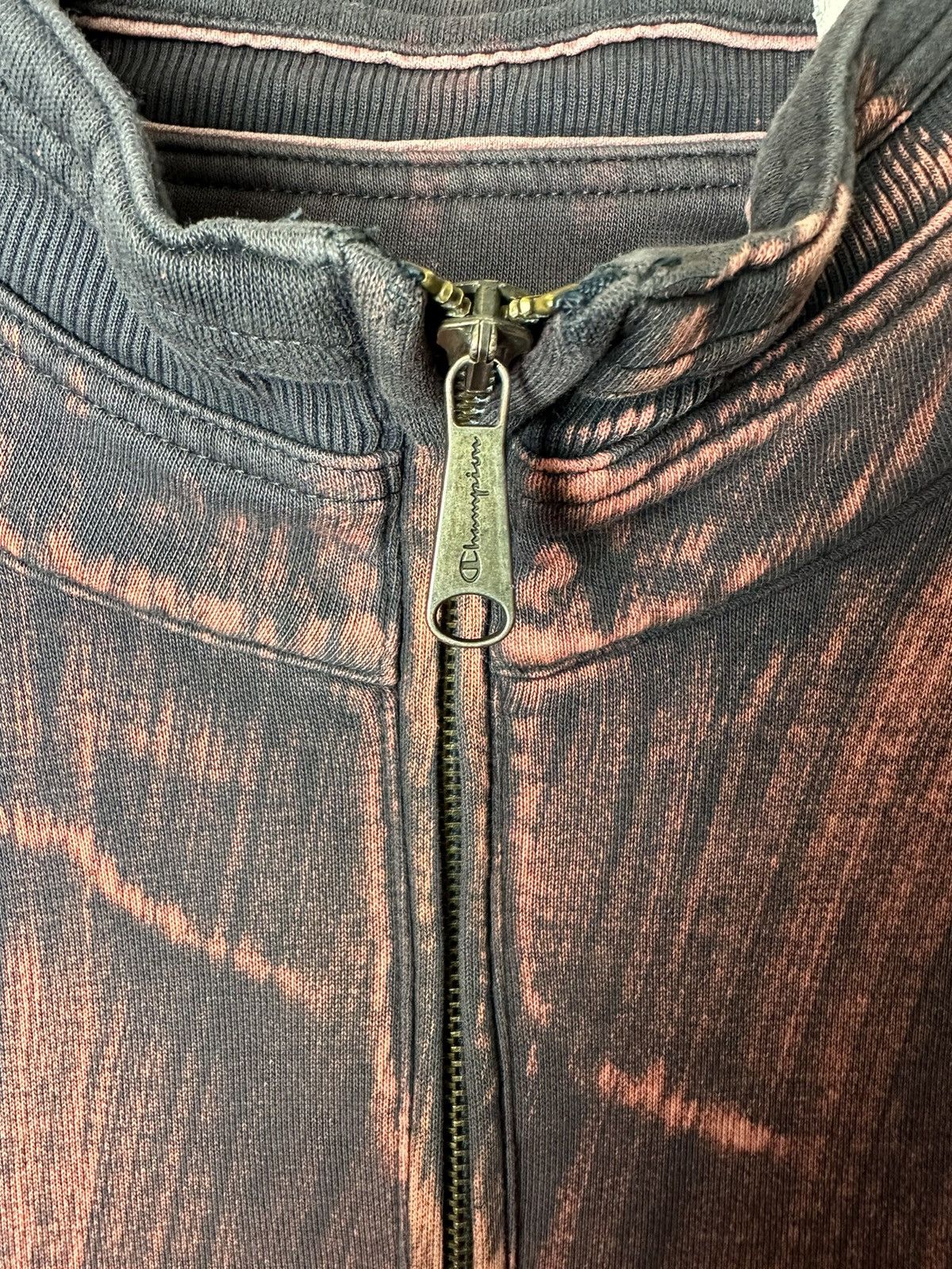 Champion Champion Custom Acid Wash Tie Dye Half Zip Sweatshirt SizeXL Size US XL / EU 56 / 4 - 3 Thumbnail